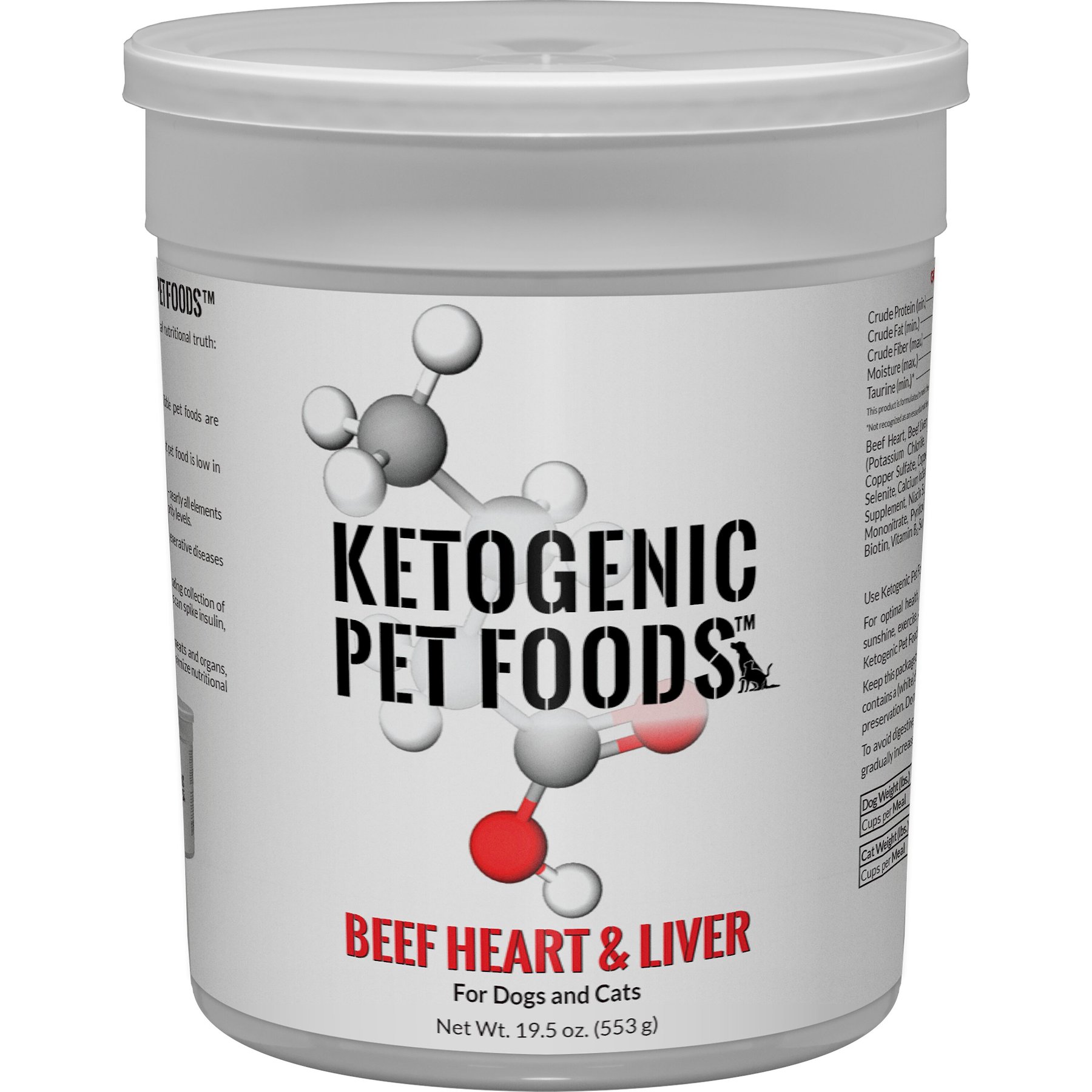 Ketogenic Pet Food Beef Heart & Liver Freeze-Dried Dog & Cat Food