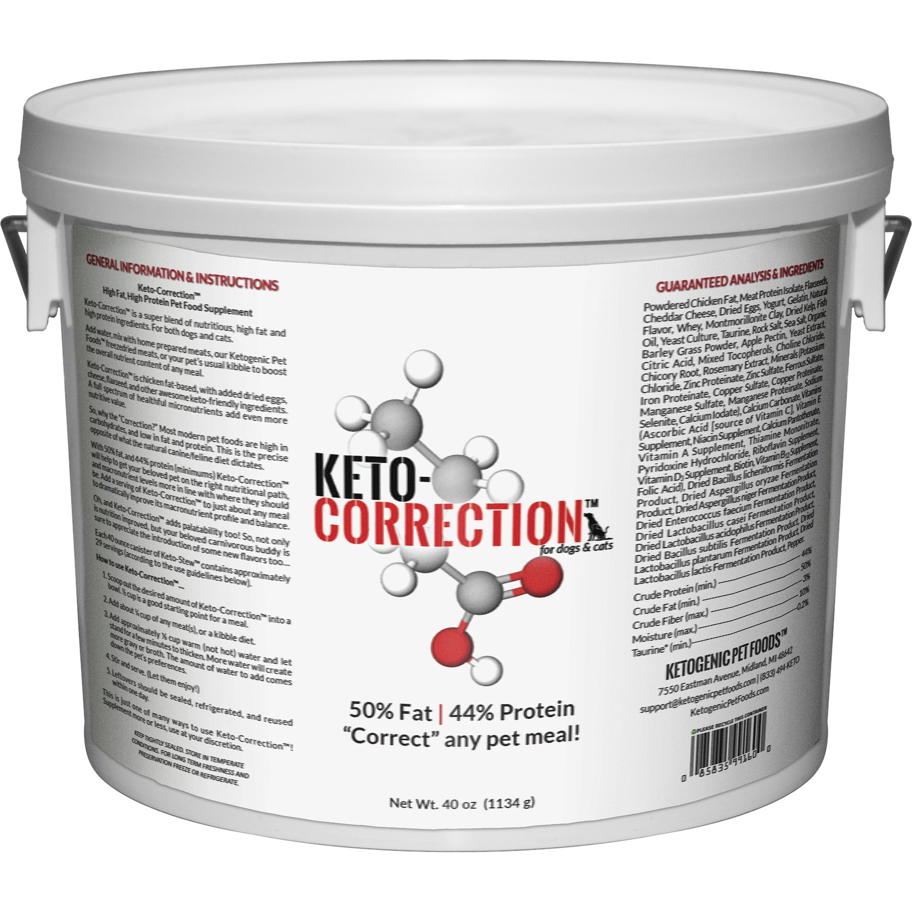 Ketogenic Pet Food Keto Correction Dog & Cat Dry Food Topping