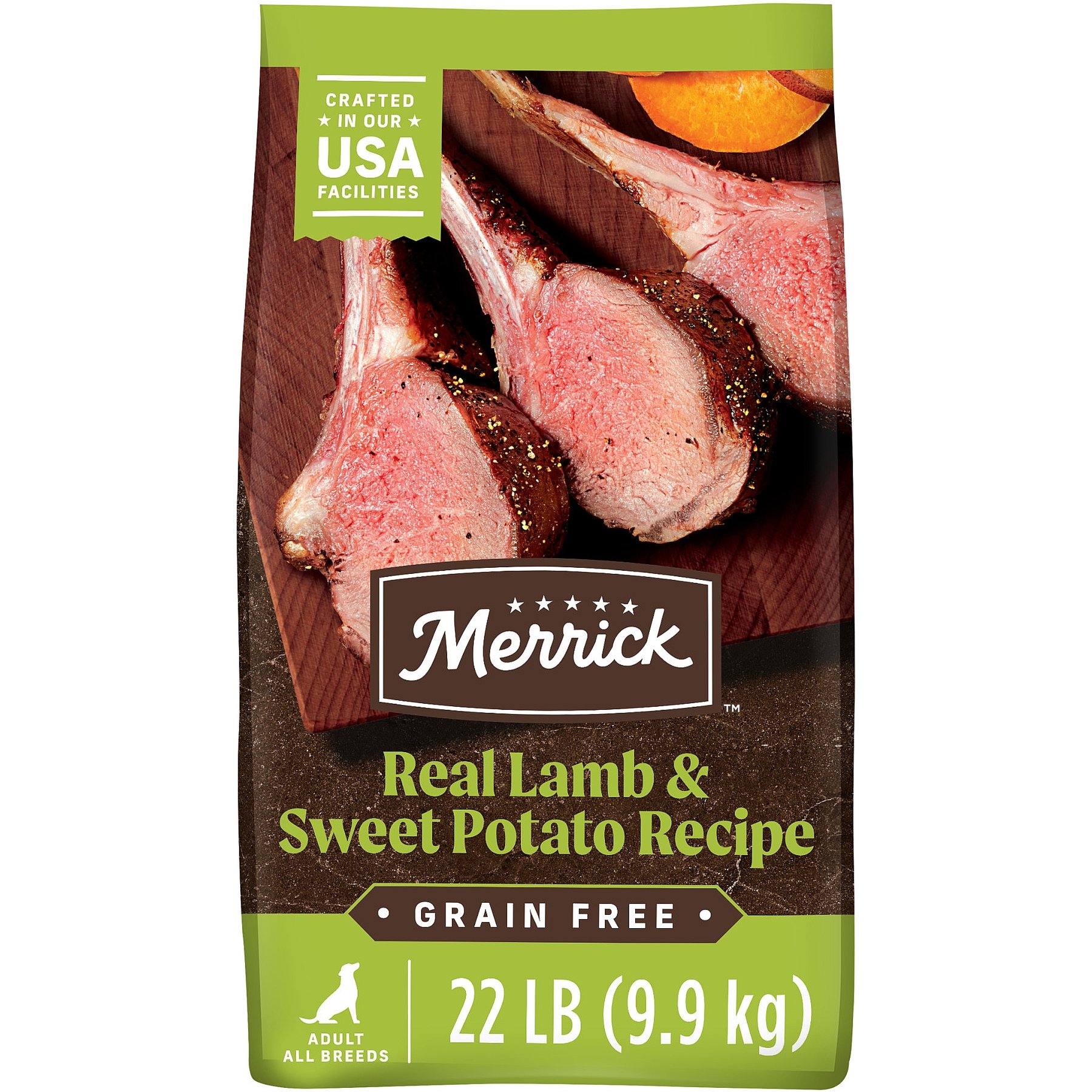 Merrick Grain-Free Dry Dog Food Real Lamb & Sweet Potato Recipe