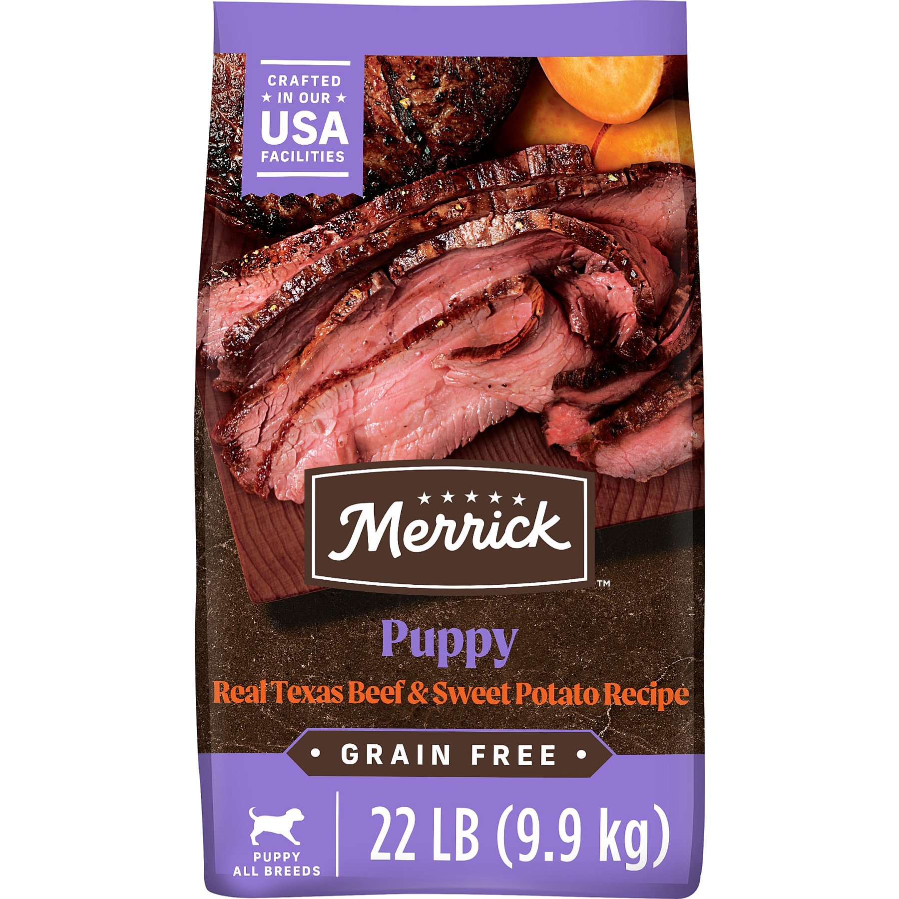Merrick Grain-Free Dry Puppy Food Real Beef & Sweet Potato Recipe
