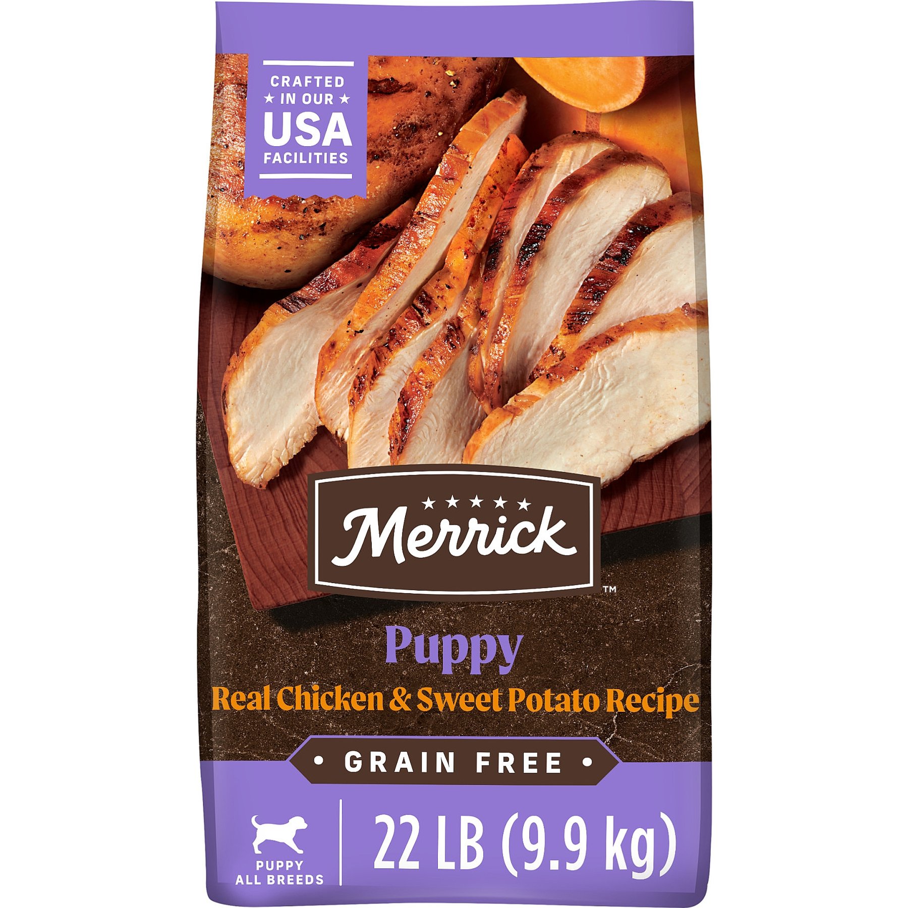 Merrick Grain-Free Dry Puppy Food Real Chicken & Sweet Potato Recipe