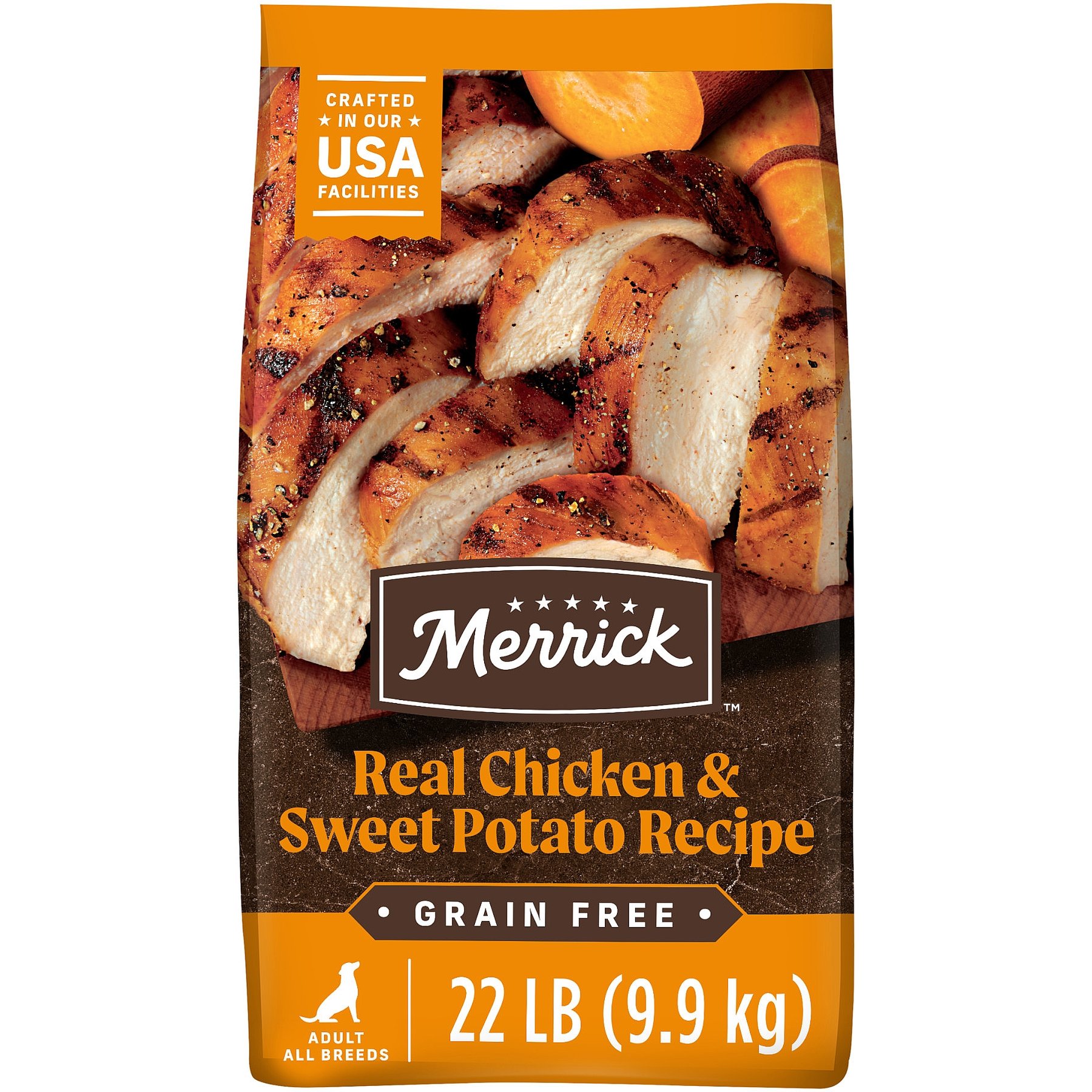 Merrick Real Chicken + Sweet Potato Recipe Grain-Free Adult Dry Dog Food