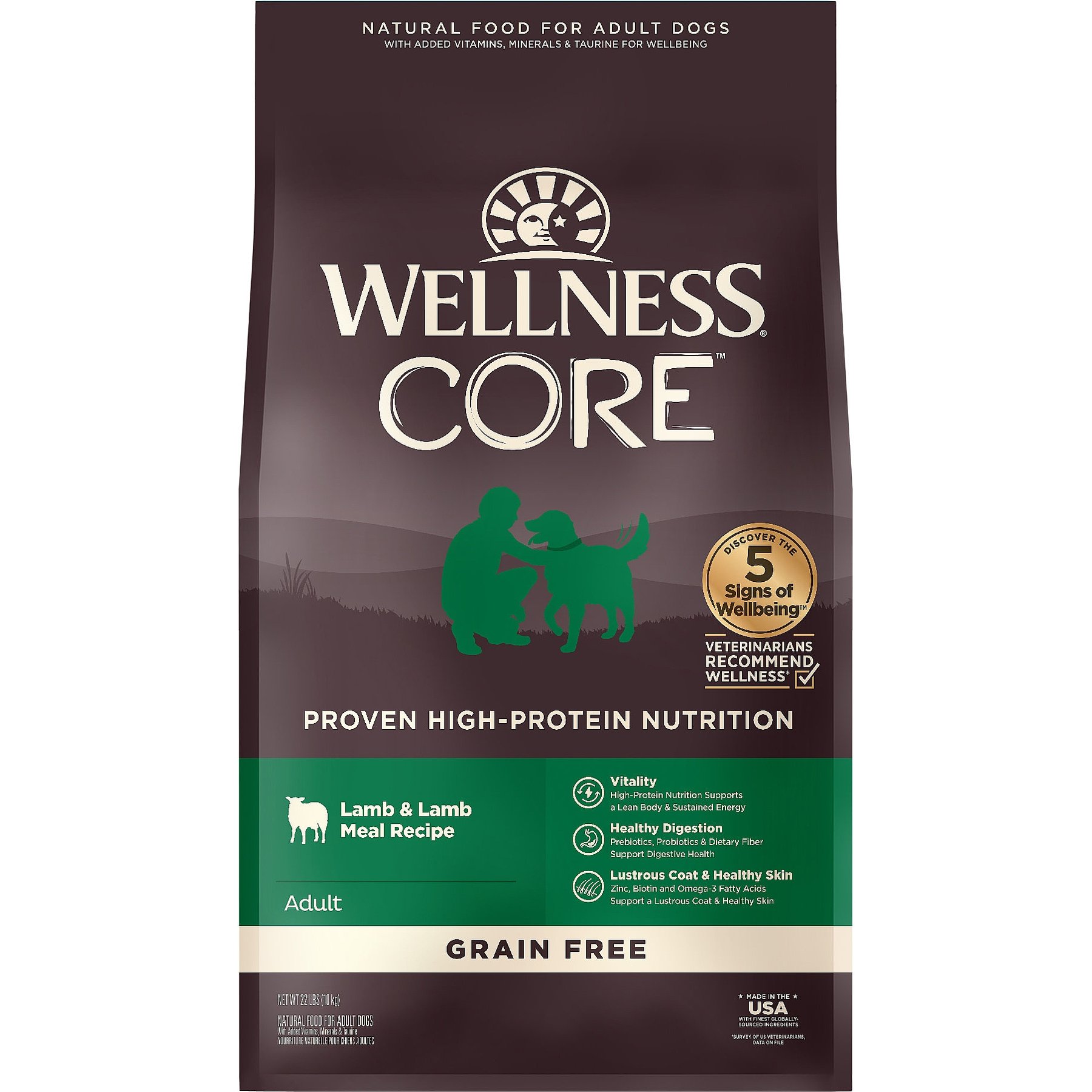 Wellness CORE Grain-Free Lamb Recipe Dry Dog Food