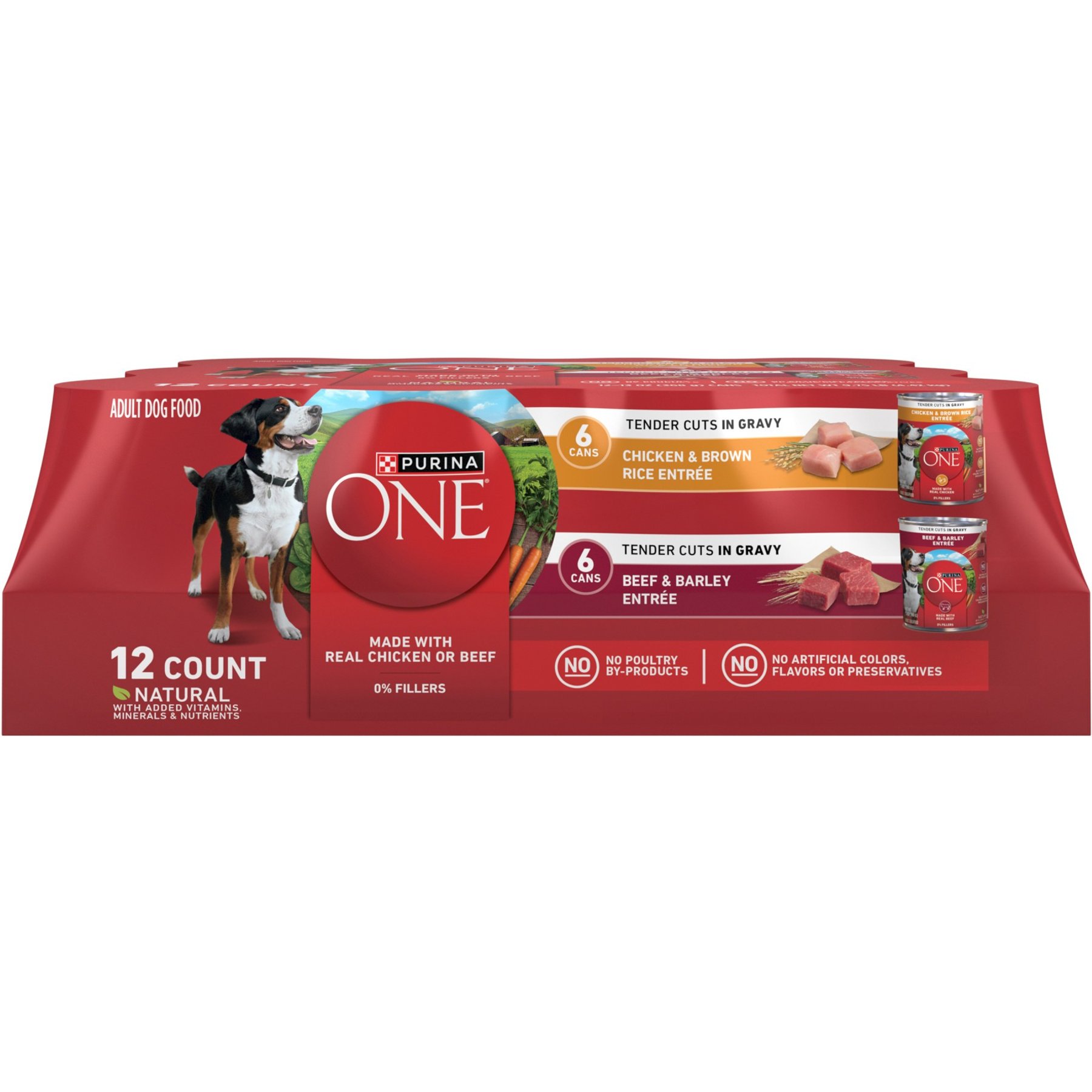 Purina ONE SmartBlend Tender Cuts in Gravy Variety Pack Wet Dog Food