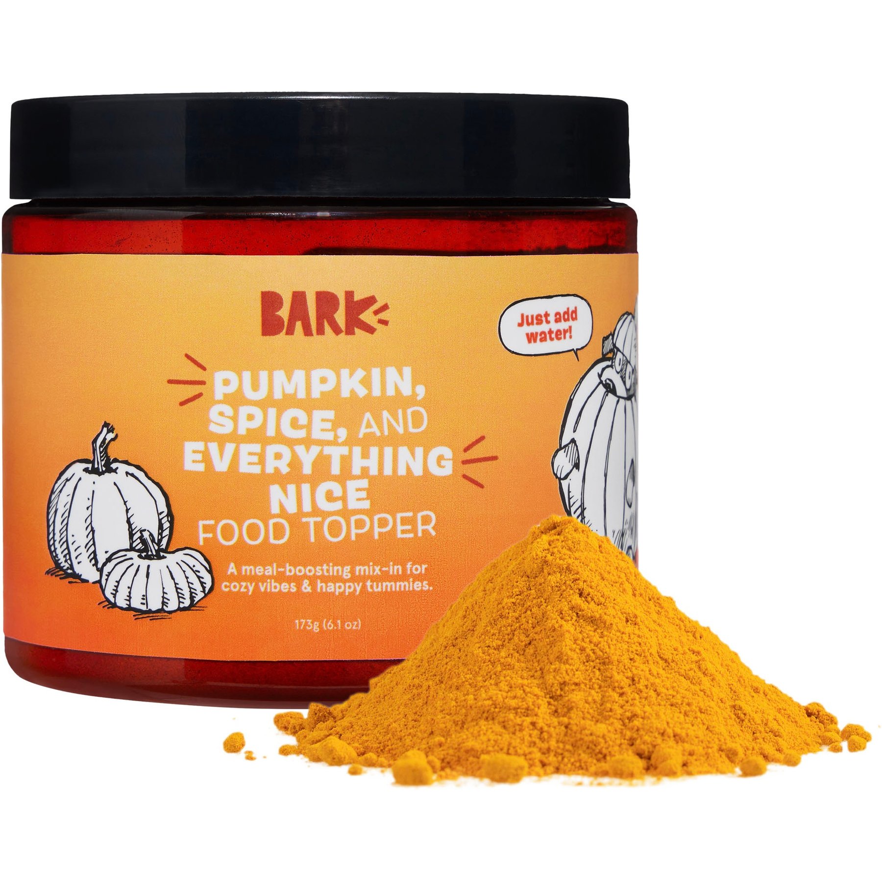 BARK Pumpkin Spice Digestive Broth Powder Dog Food Topper