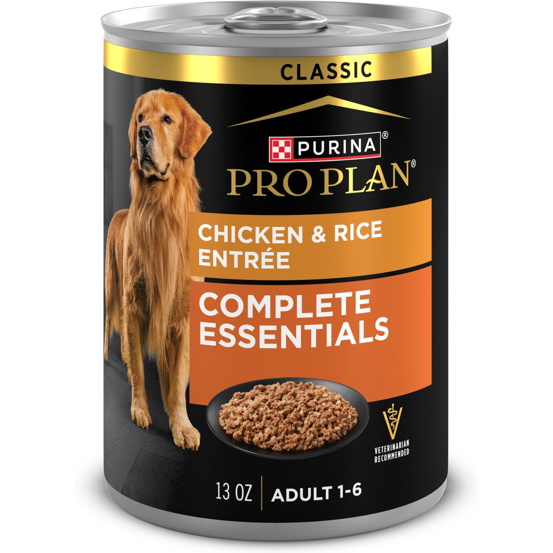 Purina Pro Plan Complete Essentials Adult Classic Chicken & Rice Entree Canned Dog Food