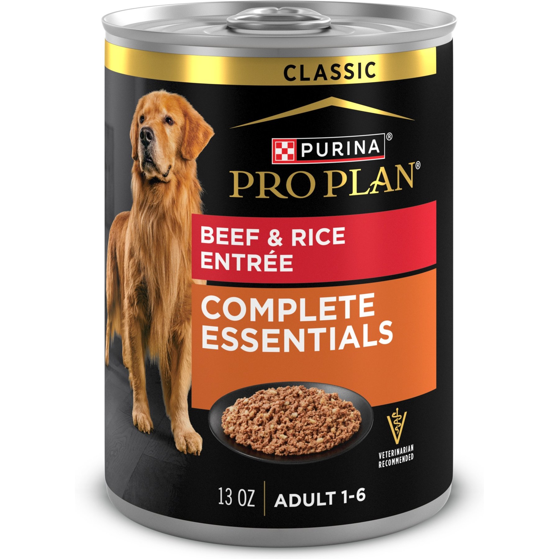 Purina Pro Plan Complete Essentials Beef & Rice Entree Wet Dog Food