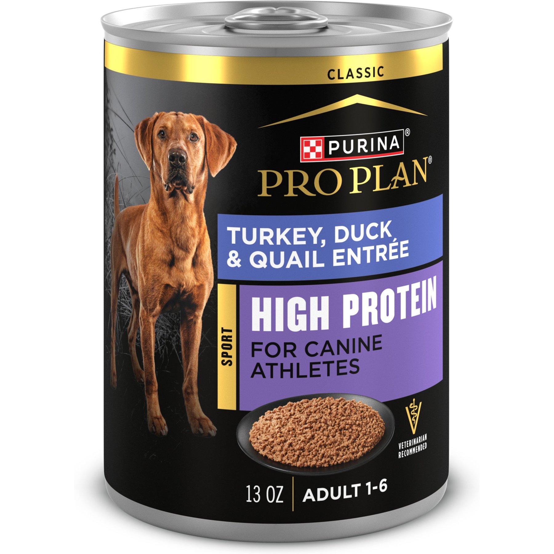Purina Pro Plan Sport High Protein Turkey, Duck & Quail Entrée Wet Dog Food