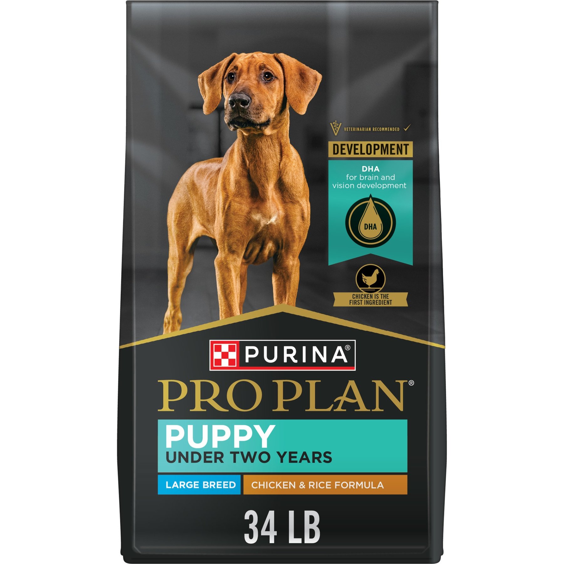 Purina Pro Plan High Protein Chicken & Rice Formula Large Breed Dry Puppy Food