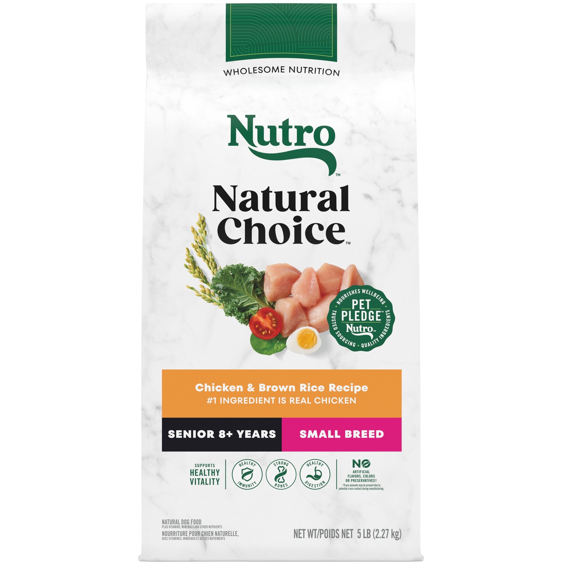 Nutro Natural Choice Senior Small Breed Chicken & Brown Rice Recipe Dry Dog Food