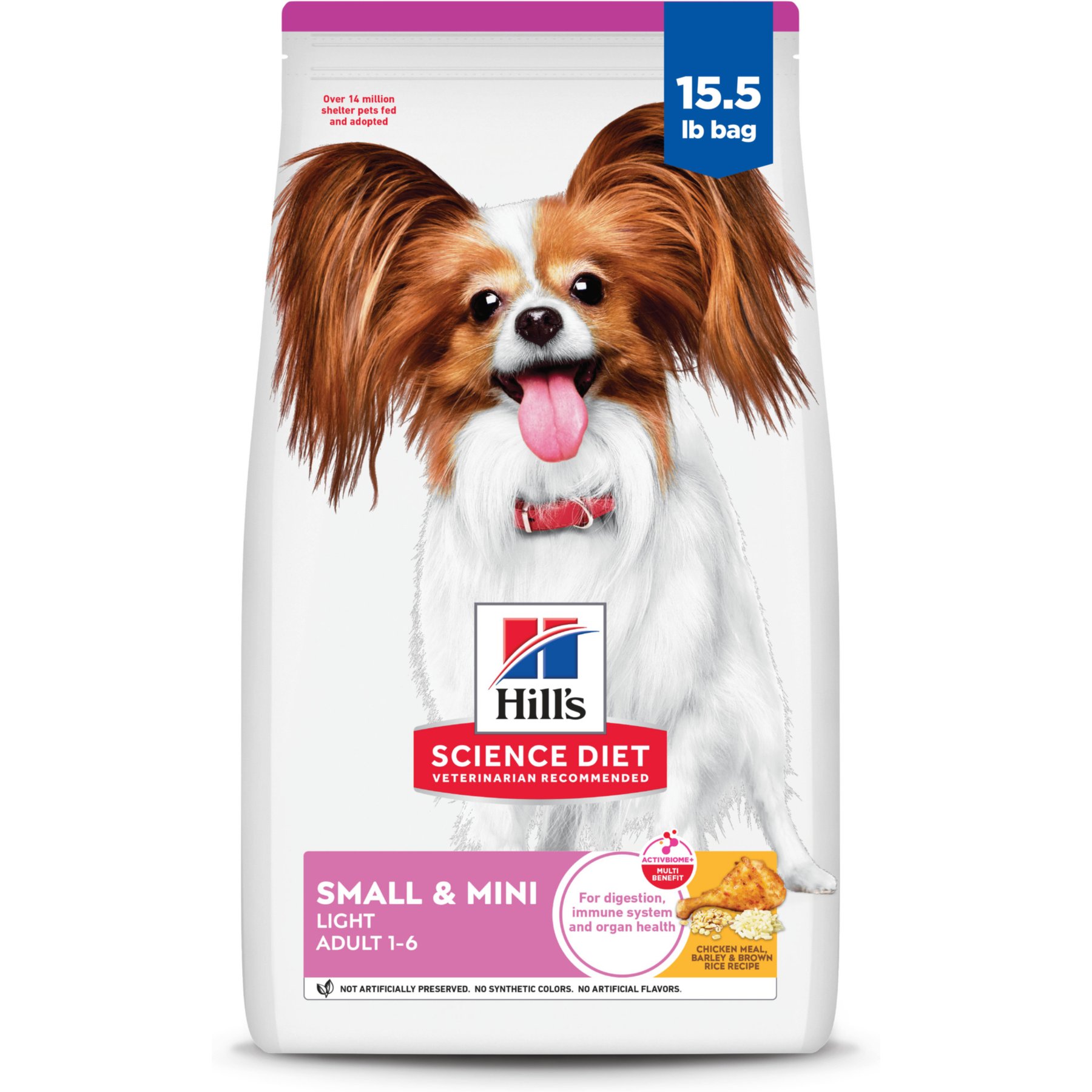 Hill's Science Diet Adult Light Weight Management Small Breed & Mini Breed with Chicken Meal & Barley Dry Dog Food