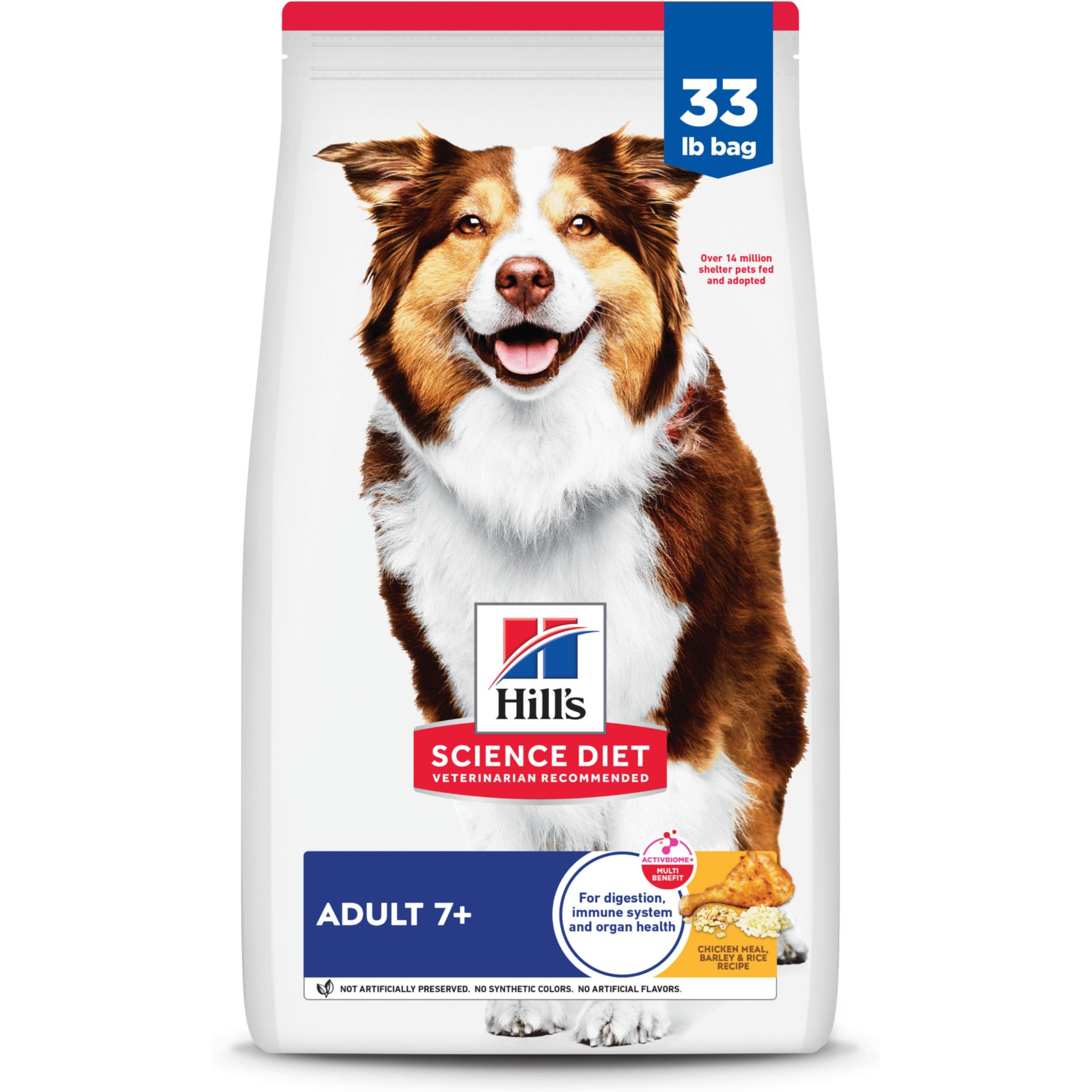 Hill's Science Diet Senior Adult 7+ Chicken Meal, Rice & Barley Recipe Dry Dog Food