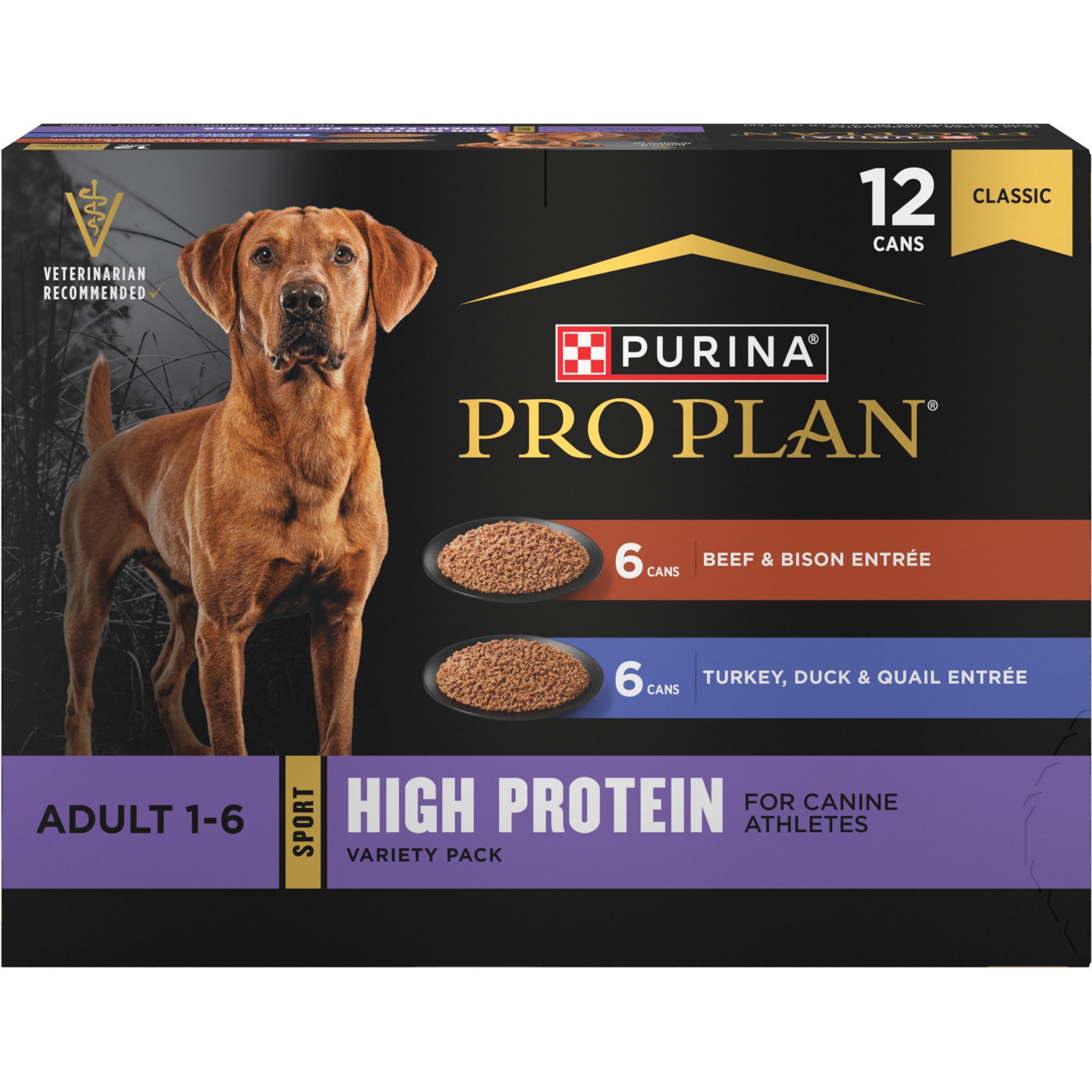Purina Pro Plan Sport High Protein Variety Pack Wet Dog Food