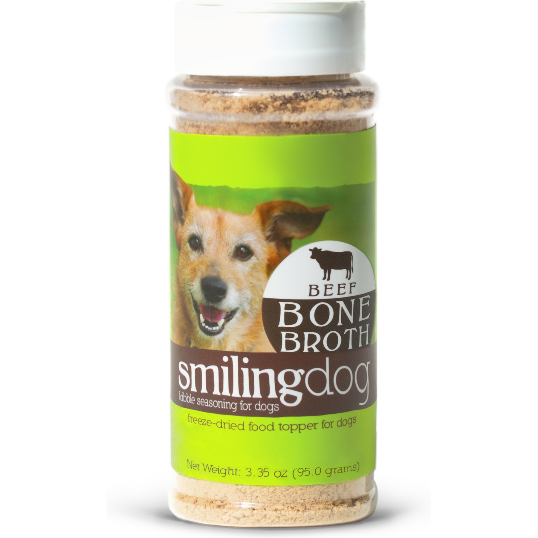Herbsmith Smiling Dog Kibble Seasoning Beef Bone Broth Dog Food Topper