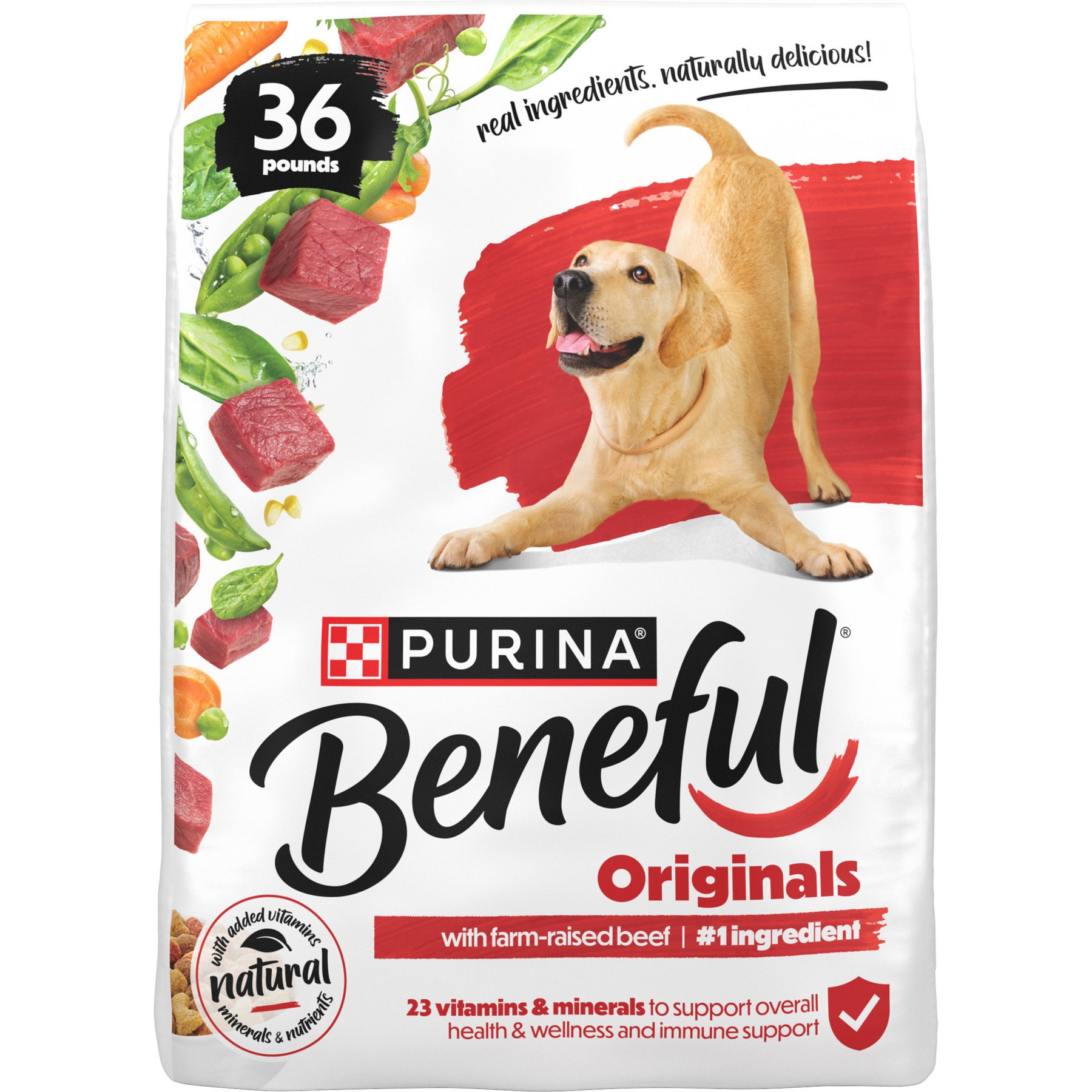 Purina Beneful Originals with Farm-Raised Beef Real Meat Dog Food