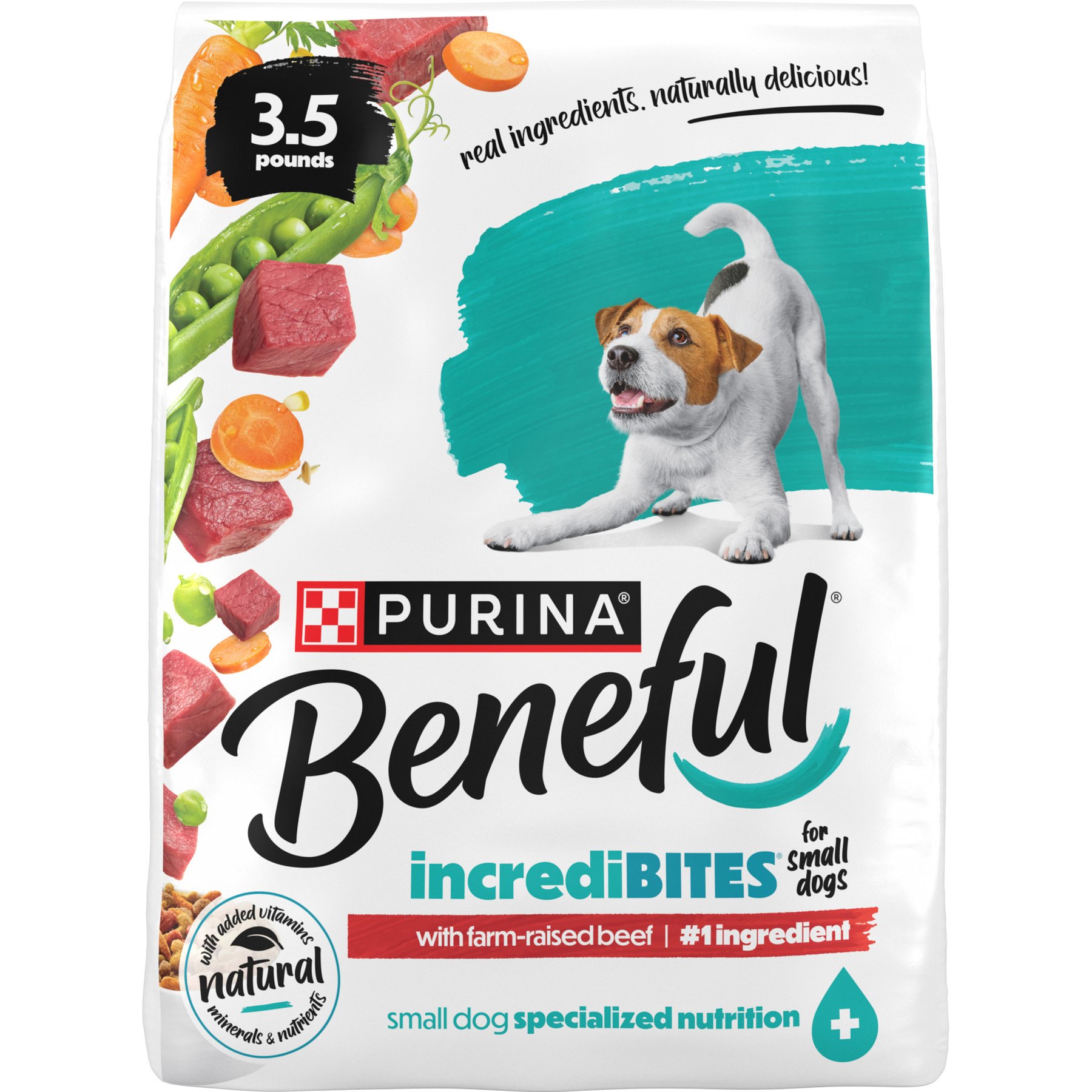 Purina Beneful IncrediBites with Farm-Raised Beef, Small Breed Dry Dog Food