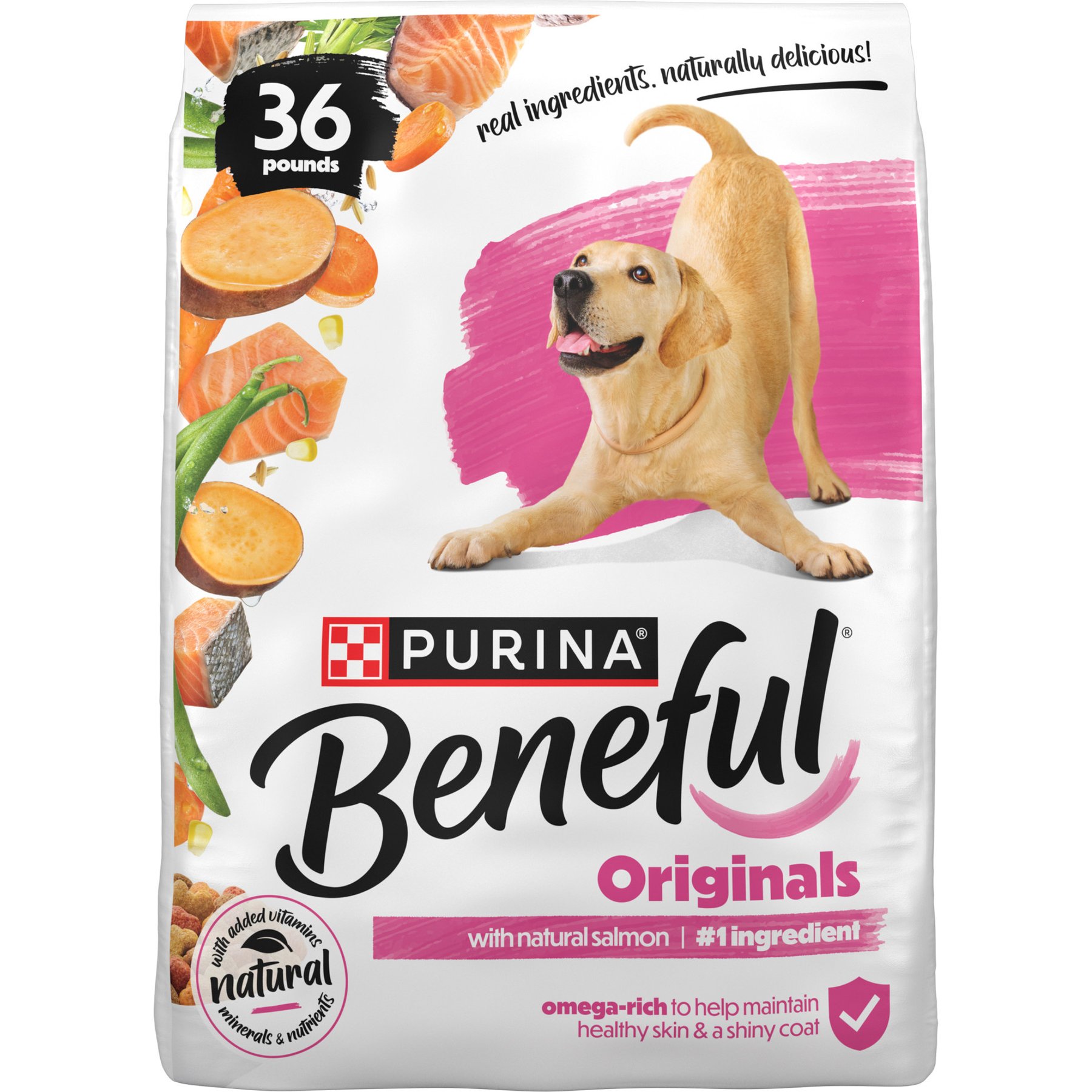 Purina Beneful Originals with Natural Salmon Dry Dog Food