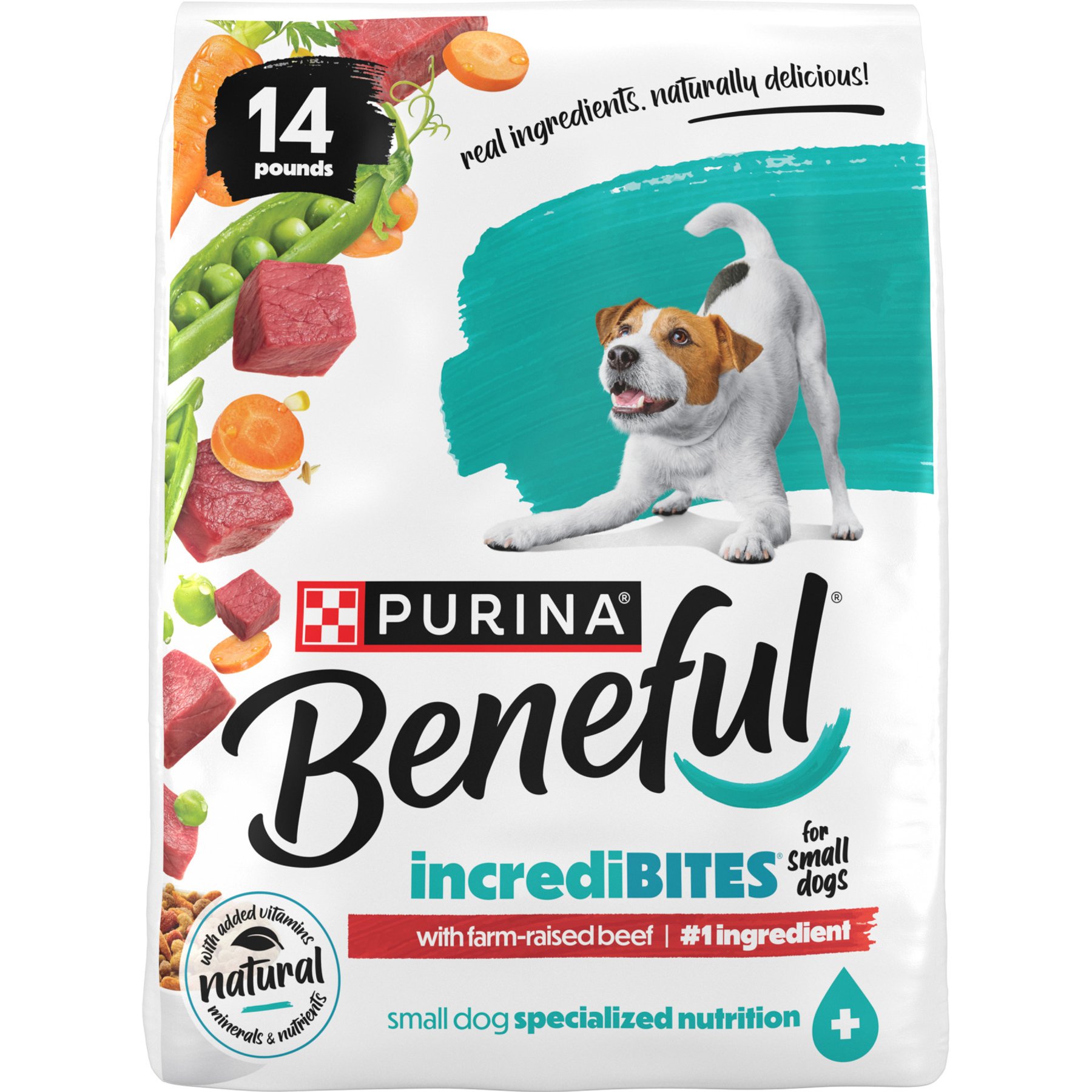 Purina Beneful IncrediBites with Farm-Raised Beef Small Breed Dry Dog Food