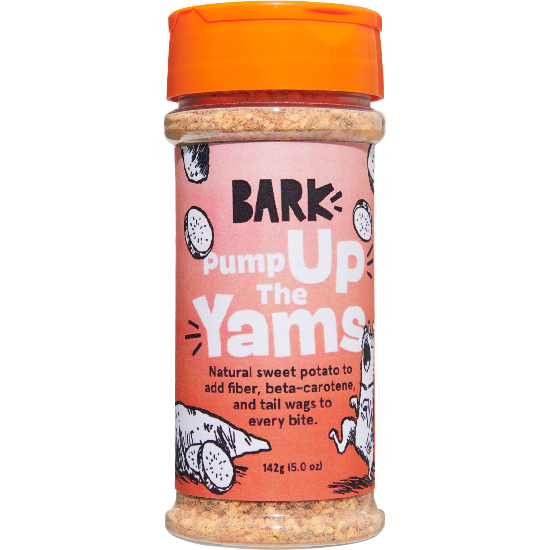 BARK Pump Up the Yams Limited Ingredient Diet Dehydrated Dog Food Topper