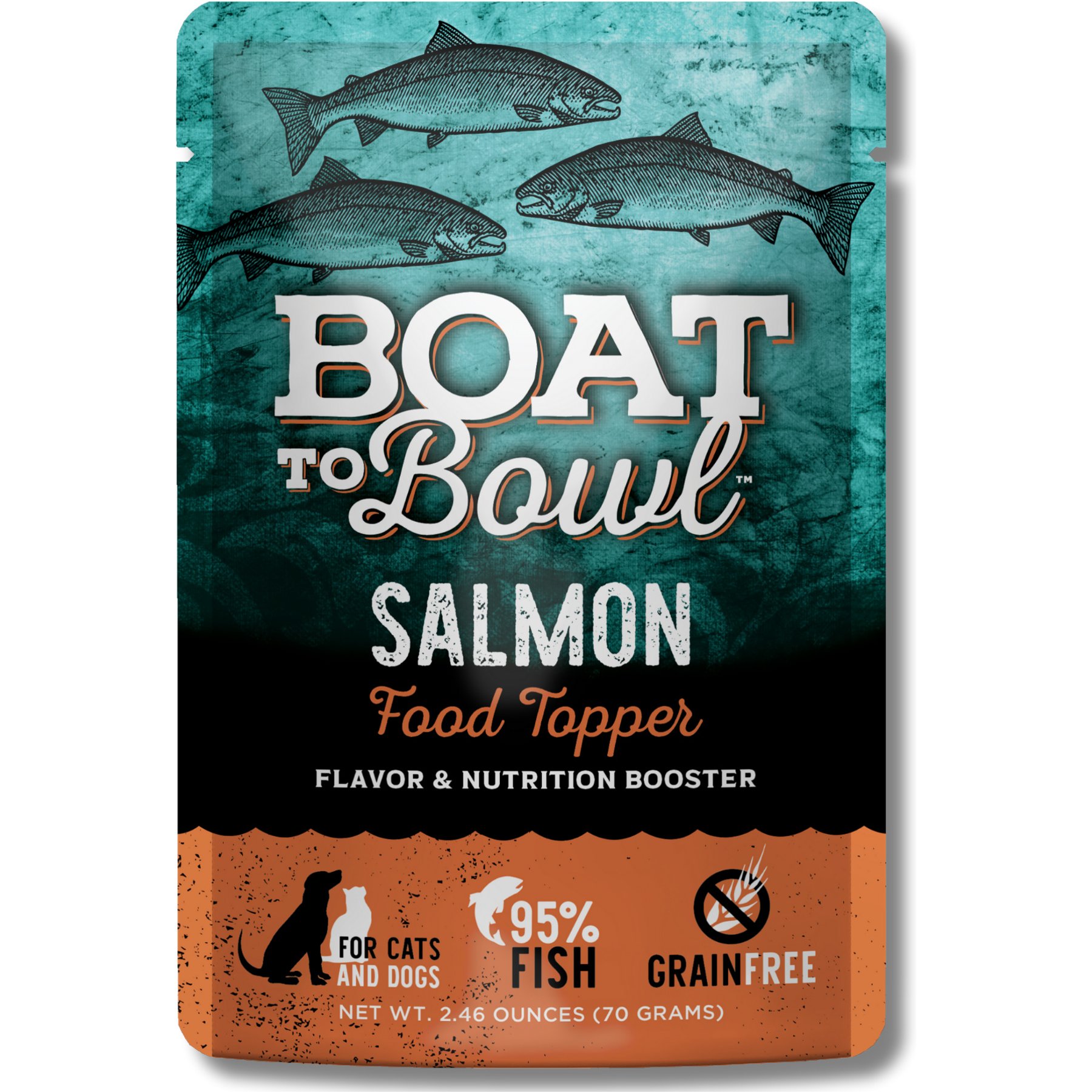 Boat to Bowl Pet Food Salmon Pate Dog & Cat Food Topper