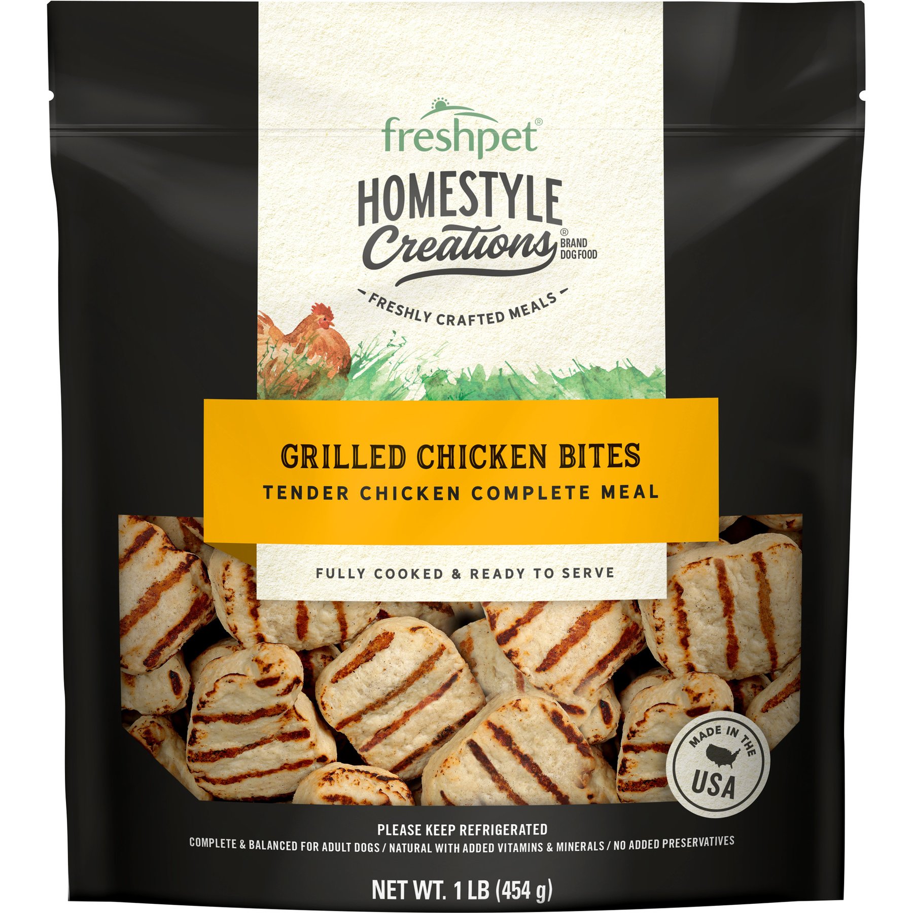 Freshpet Homestyle Creations Fresh Grilled Chicken Bites Dog Food