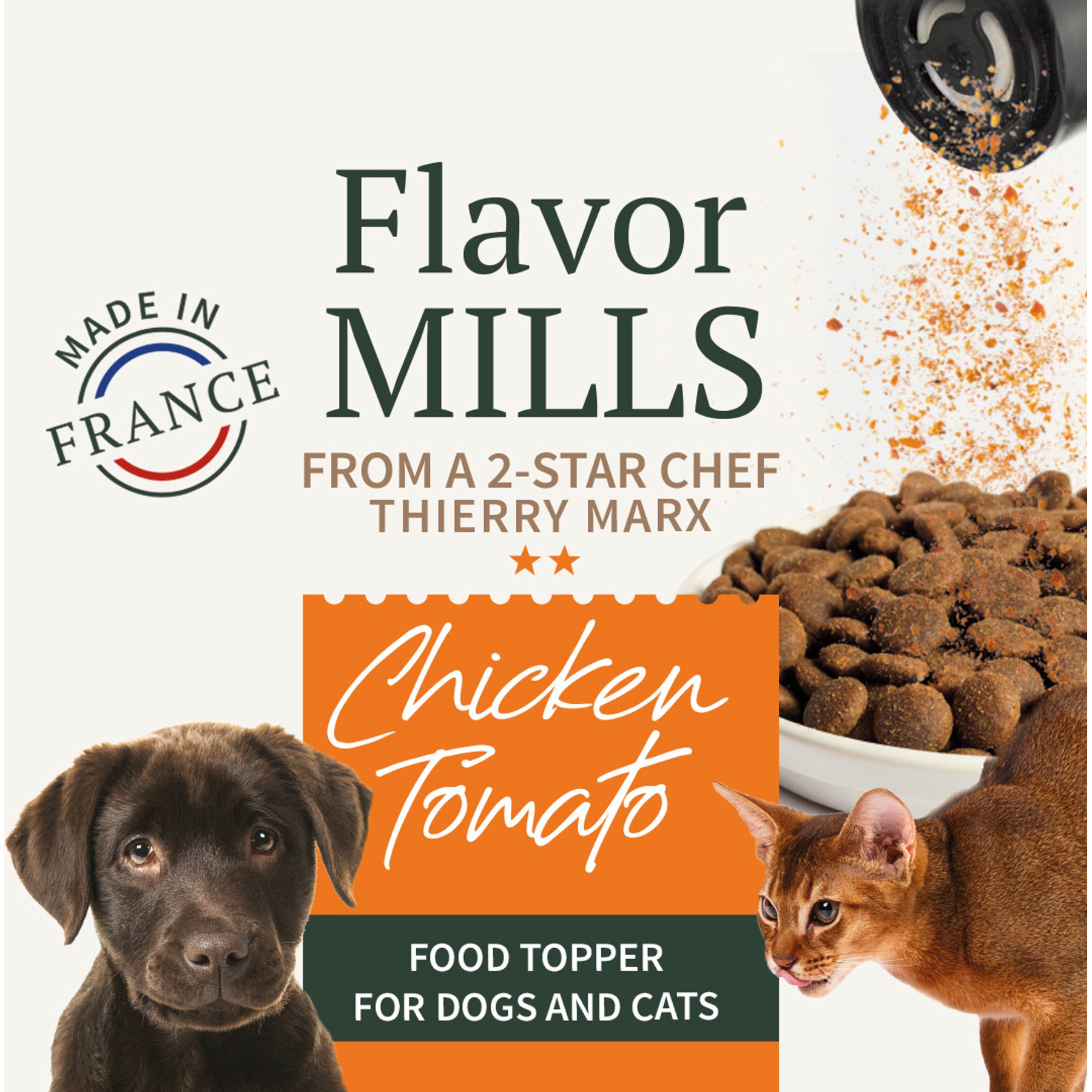 Bab'in Flavour Mill Tomato & Chicken Dog Food Topper