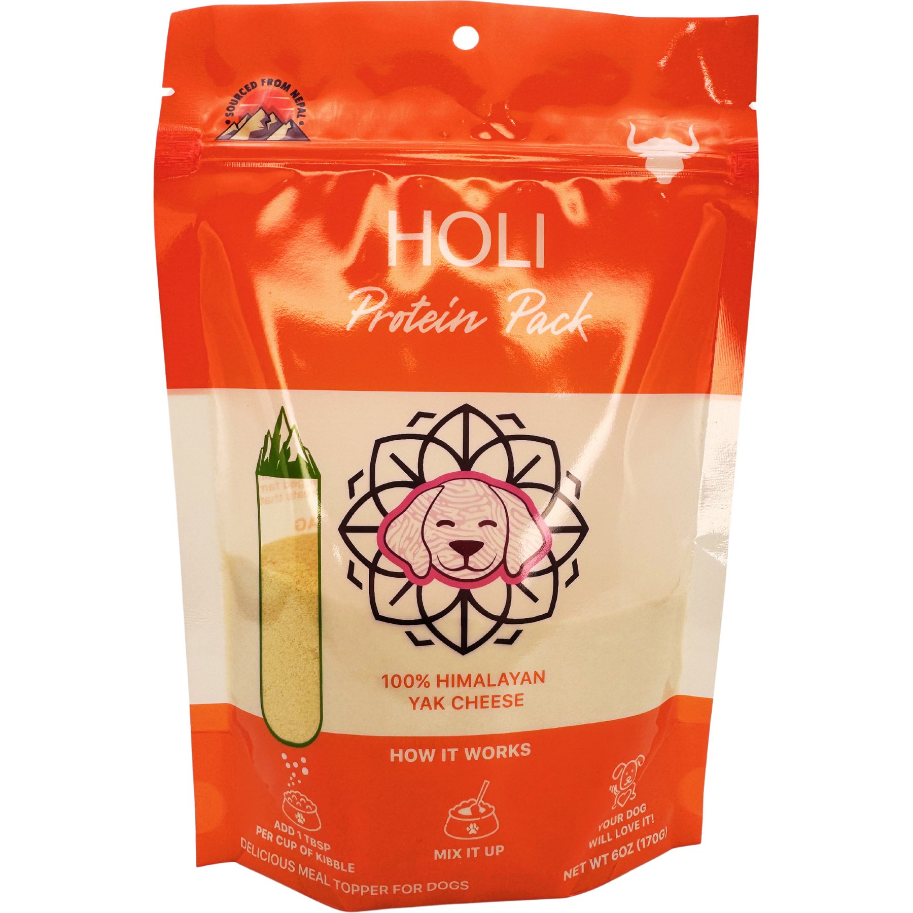 HOLI Himalayan Yak Cheese Dehydrated Dog Food Topper