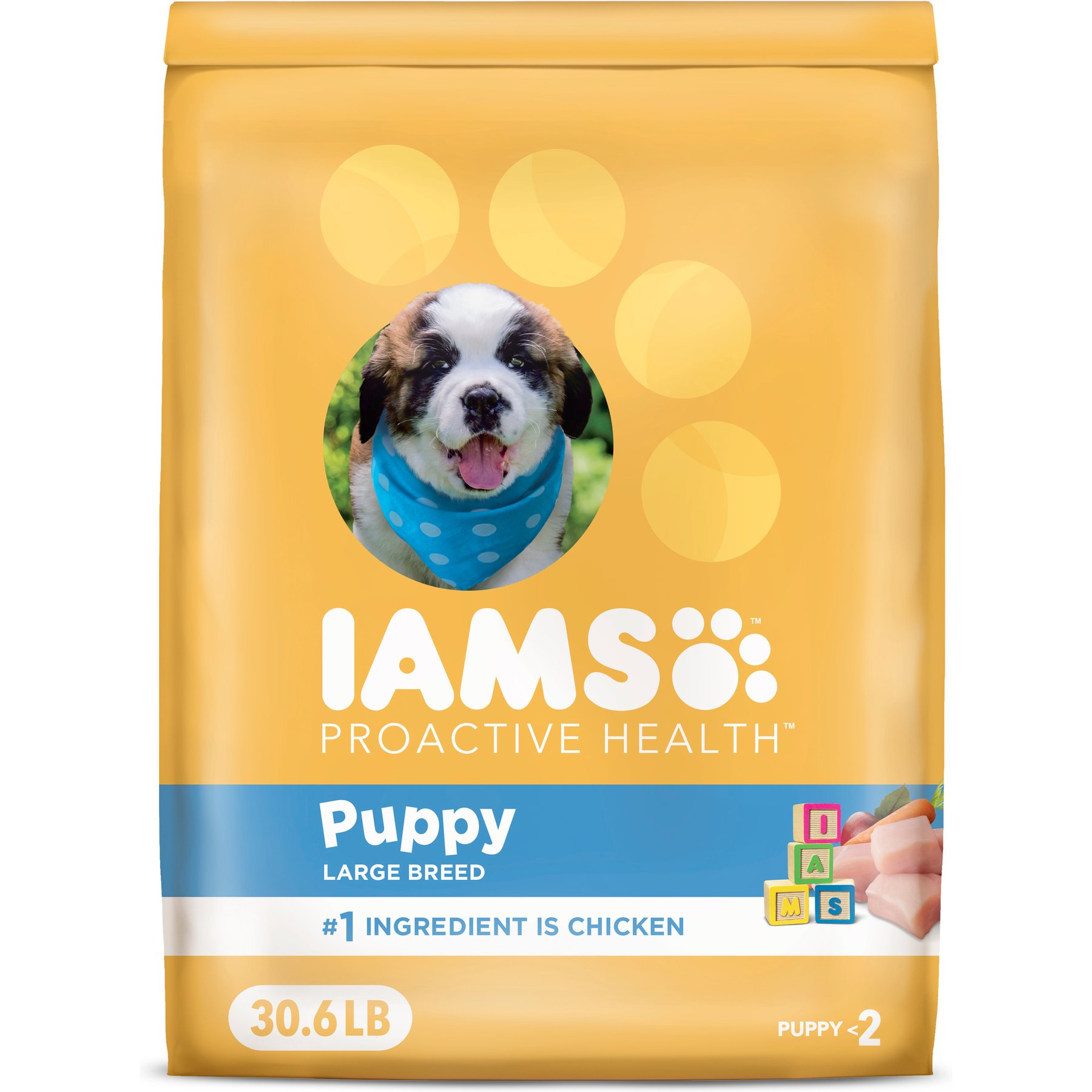 Iams Proactive Health Large Breed Puppy with Real Chicken Dry Dog Food
