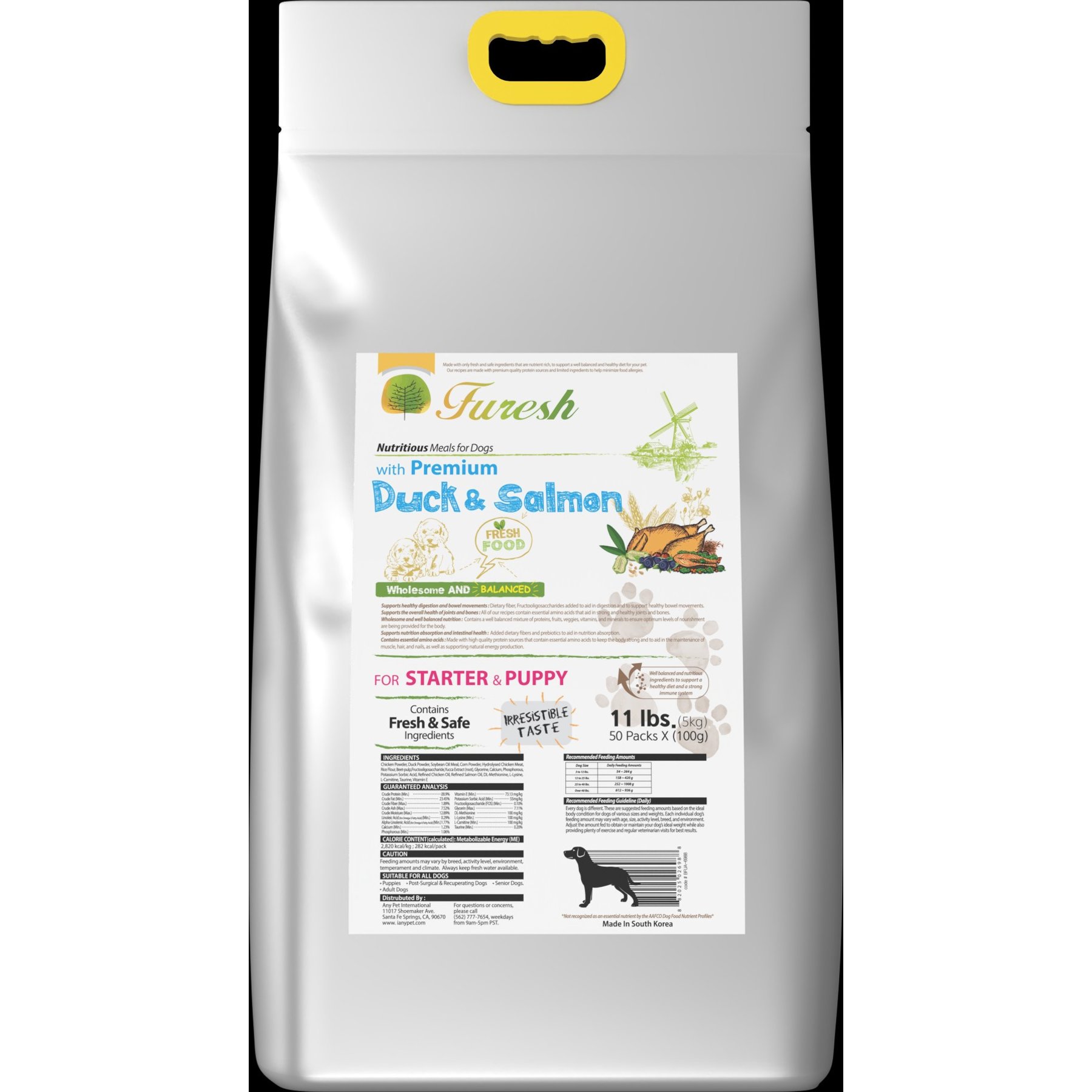 Alpha Dog Series FURESH Puppy Limited Ingredient Duck & Salmon Recipe Dry Dog Food