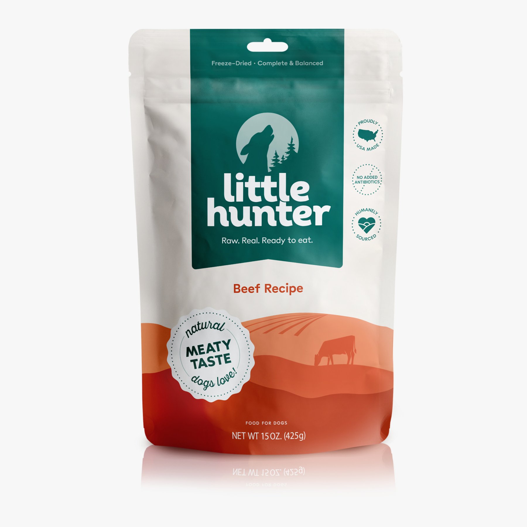 Little Hunter Raw Beef Recipe Grain-Free Freeze-Dried Dog Food