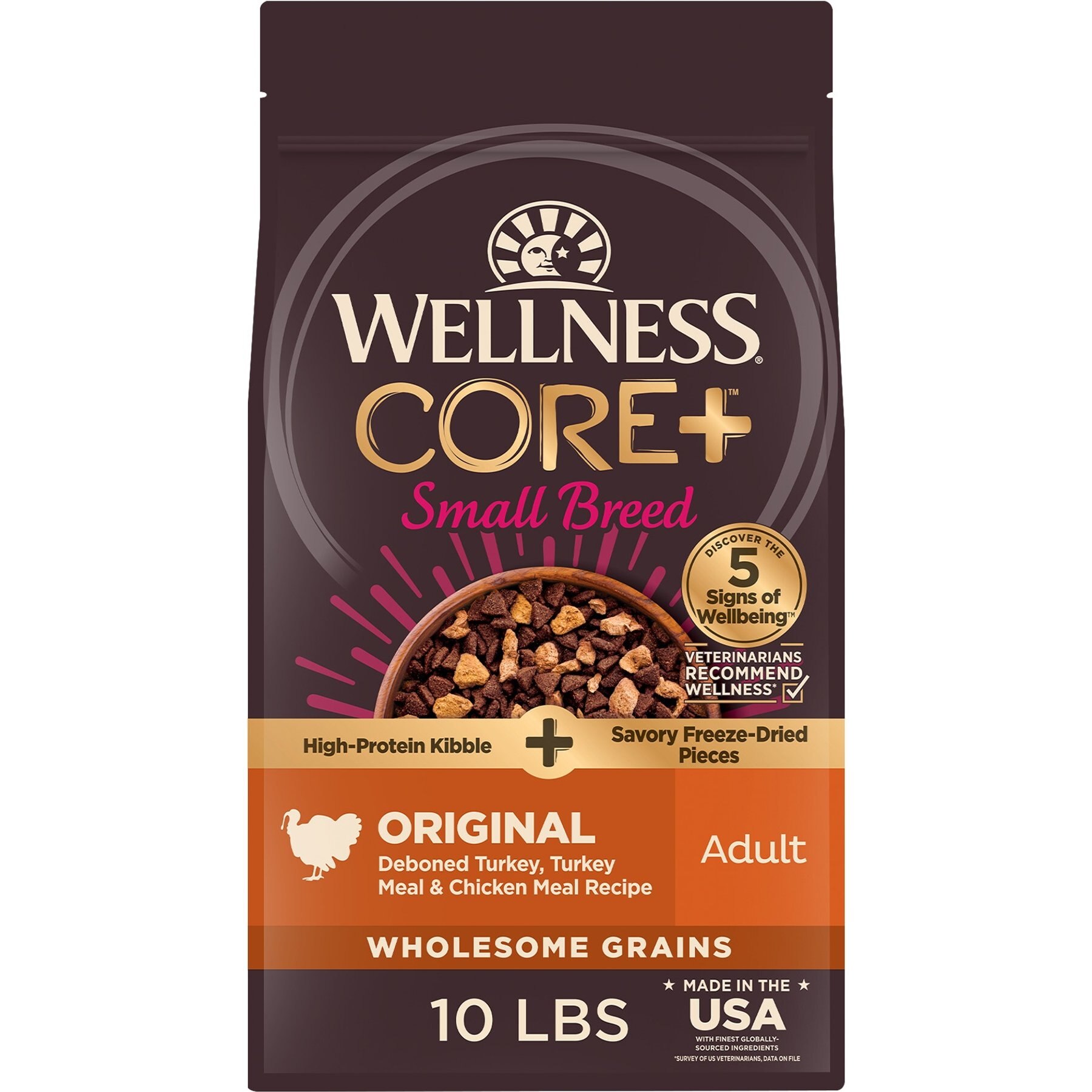 Wellness CORE+ Wholesome Grains Small Breed Original Recipe High Protein Dry Dog Food