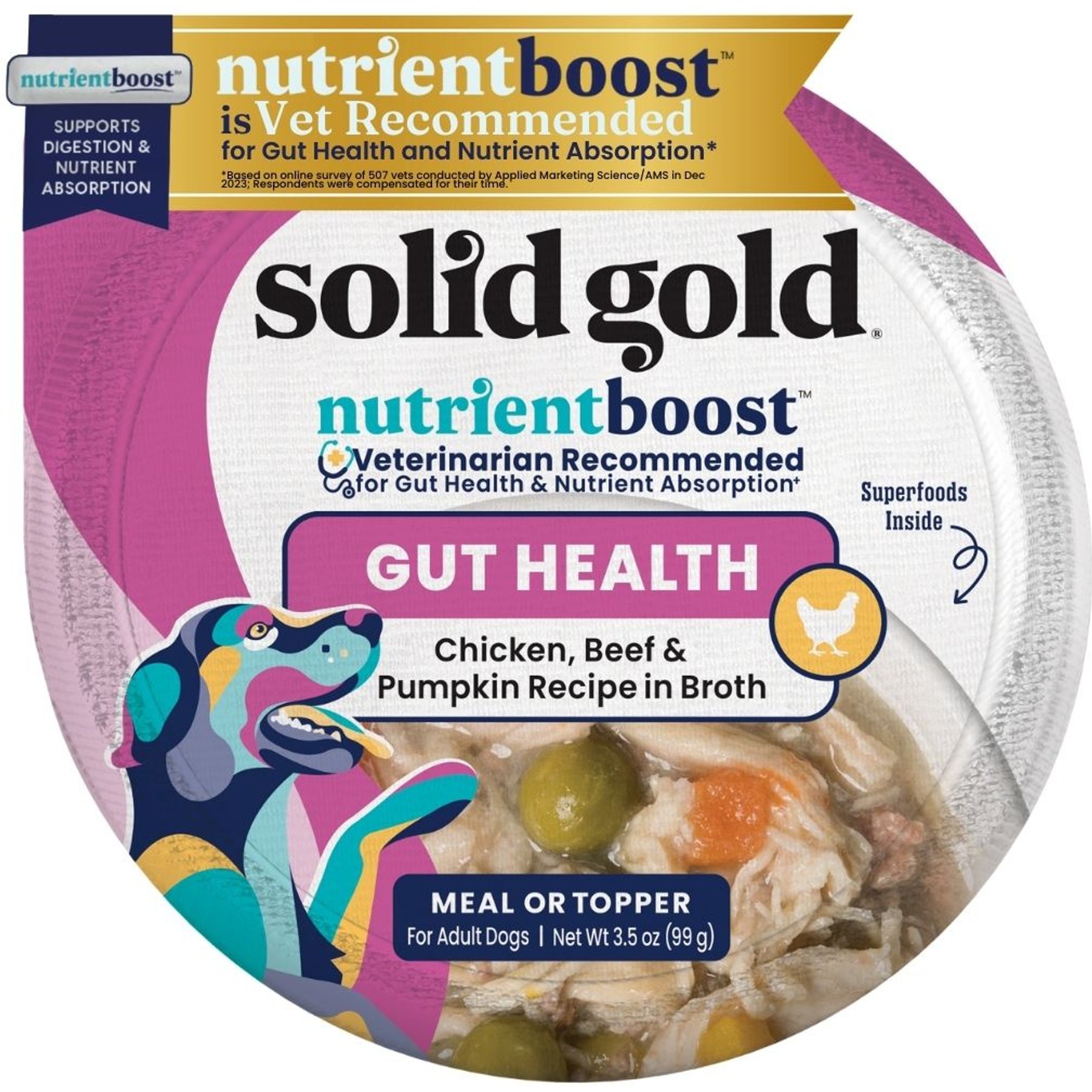 Solid Gold Digestive Support Chicken, Beef & Pumpkin Wet Dog Food