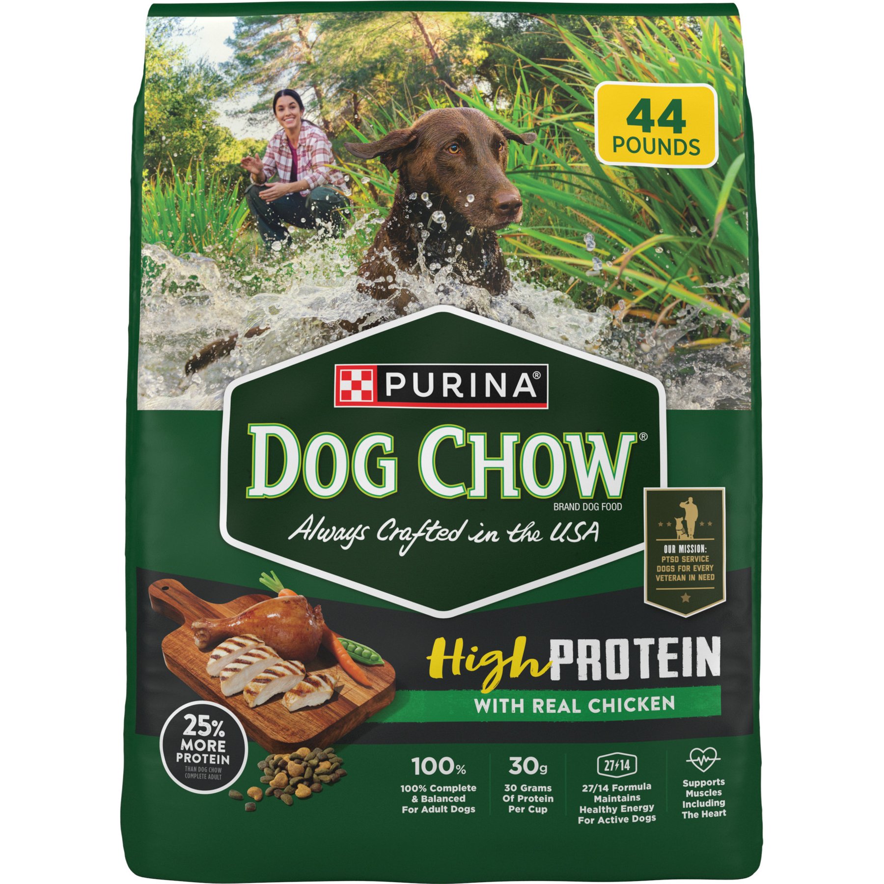 Dog Chow High Protein with Real Chicken Adult Dry Dog Food