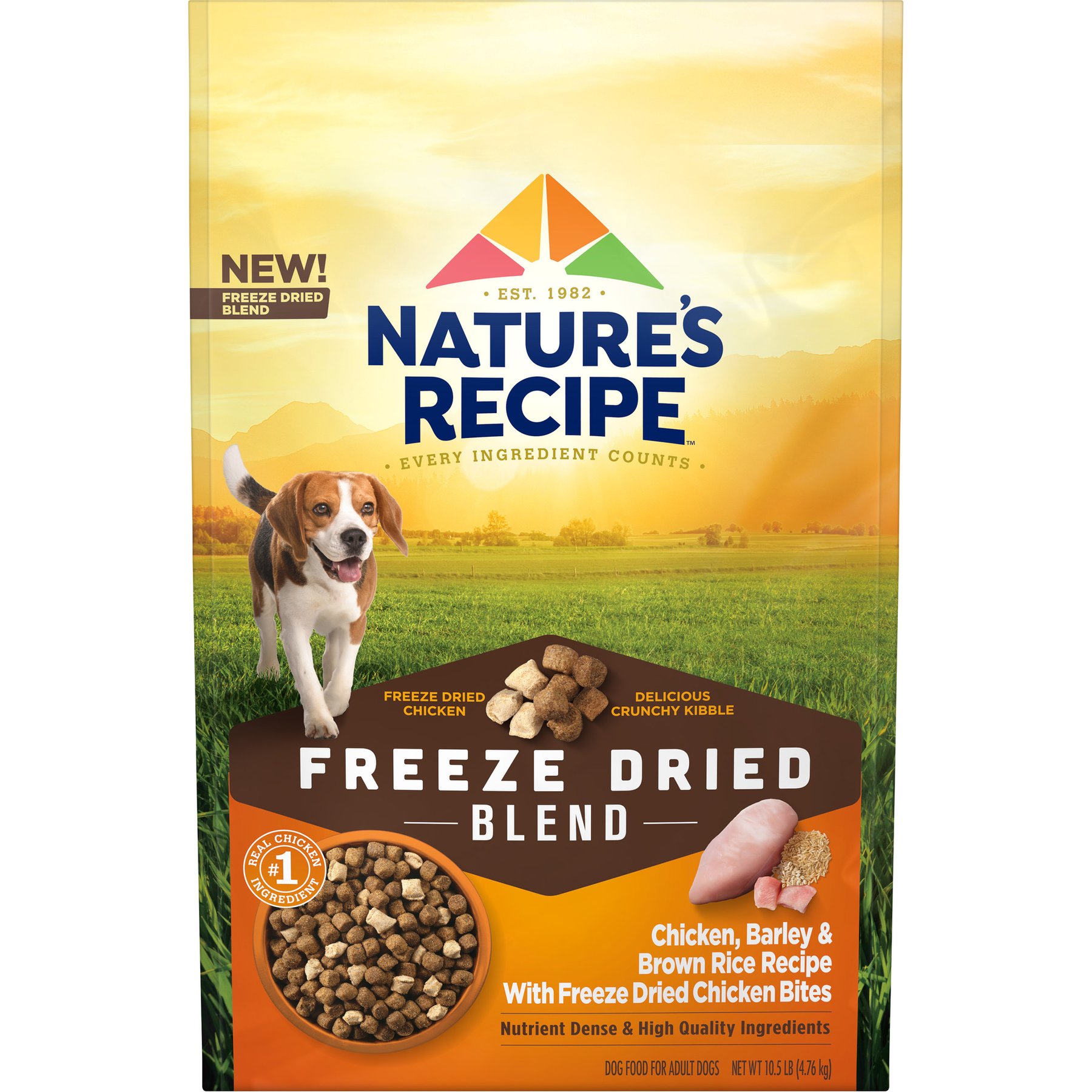 Nature's Recipe Freeze-Dried Chicken, Barley & Brown Rice Dog Food