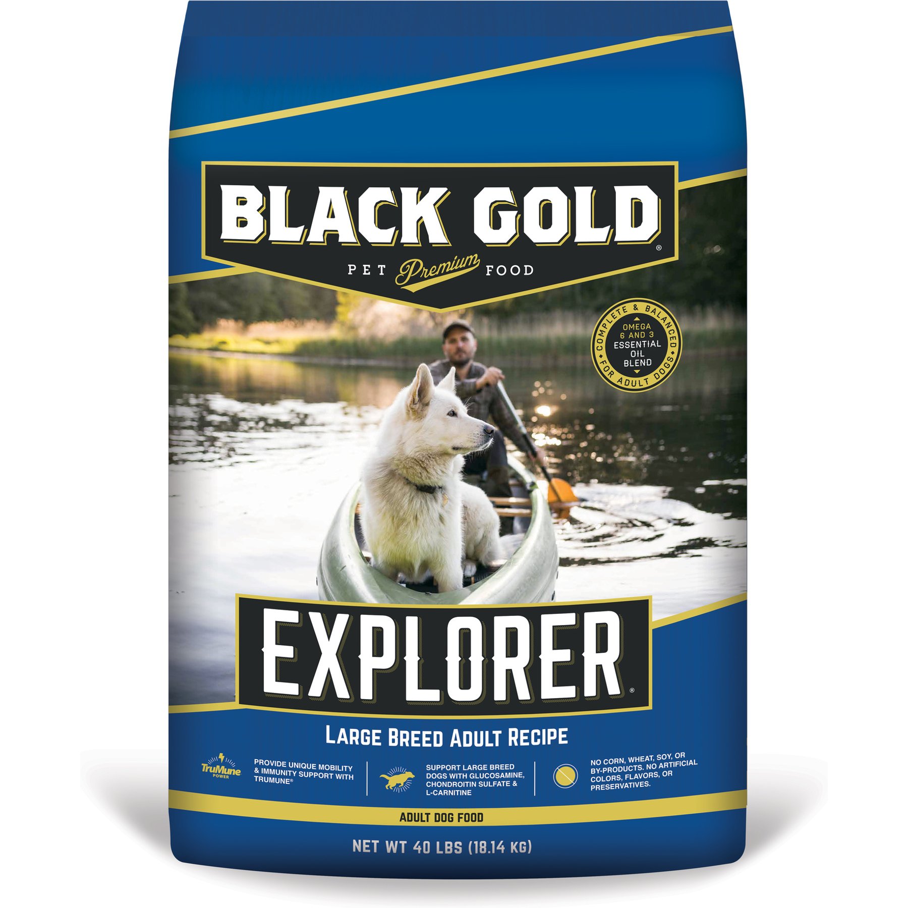 Black Gold Explorer Large Breed Adult Recipe Dry Dog Food