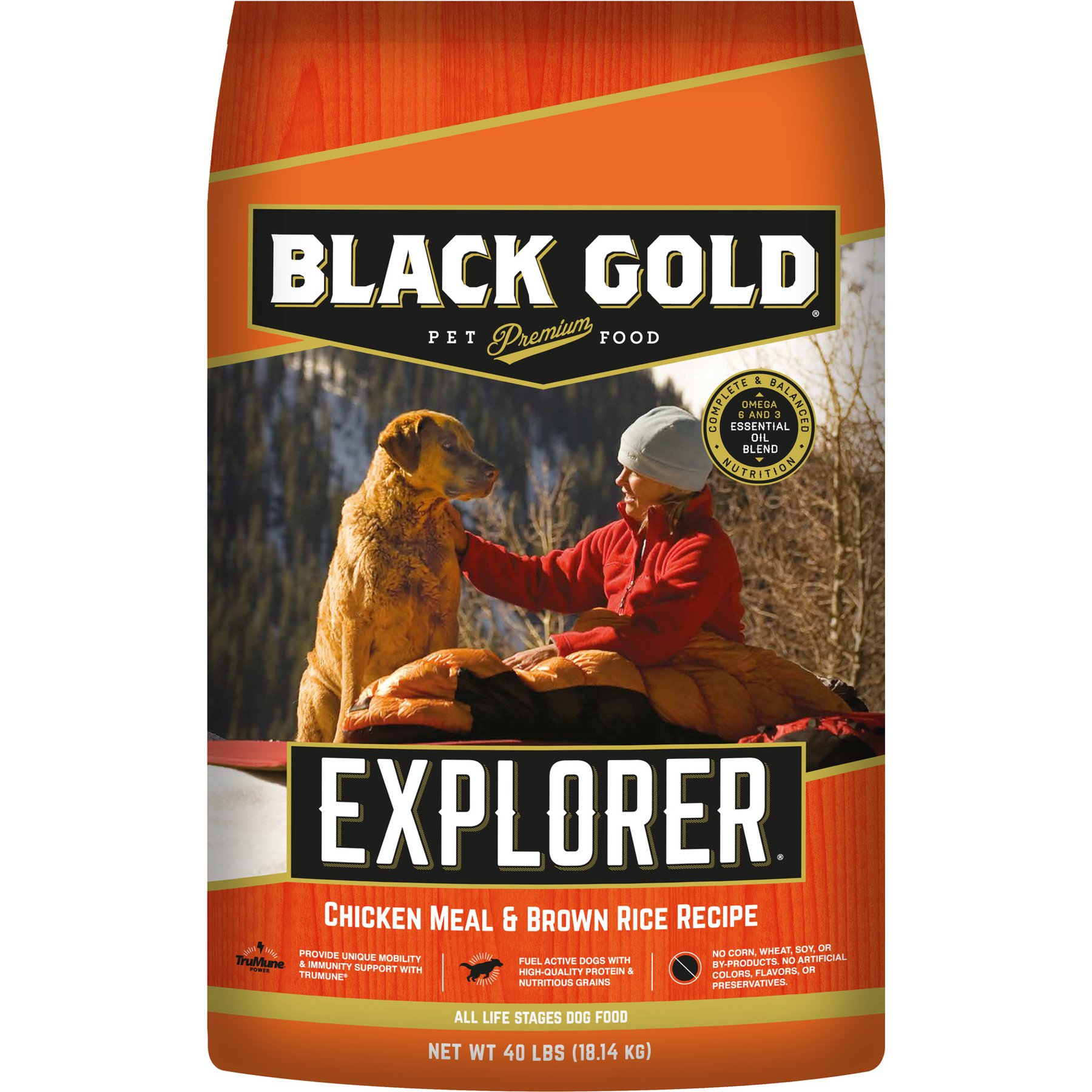 Black Gold Explorer Chicken Meal & Brown Rice Formula Dry Dog Food