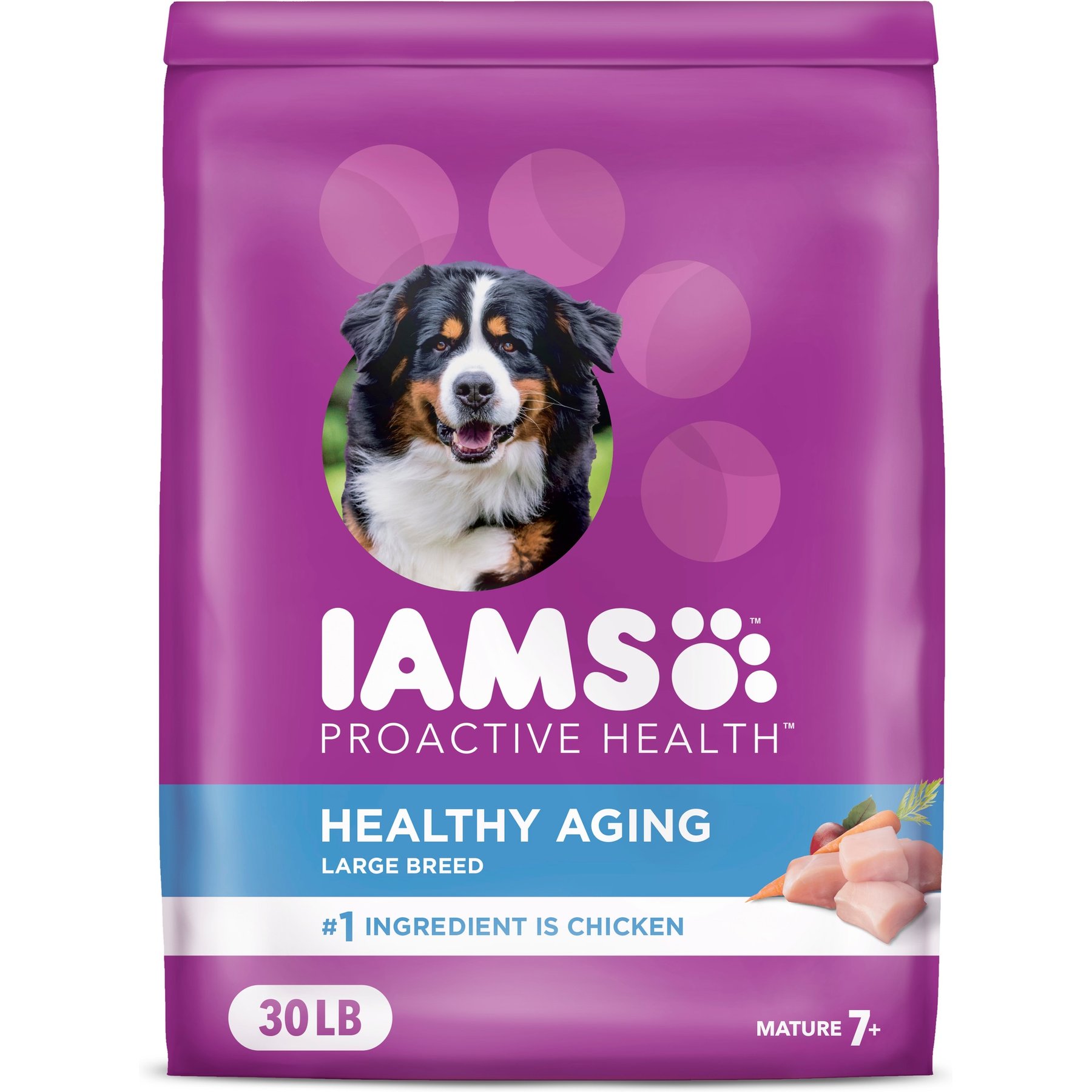 Iams Proactive Health Healthy Aging Large Breed Adult Senior with Real Chicken Dry Dog Food