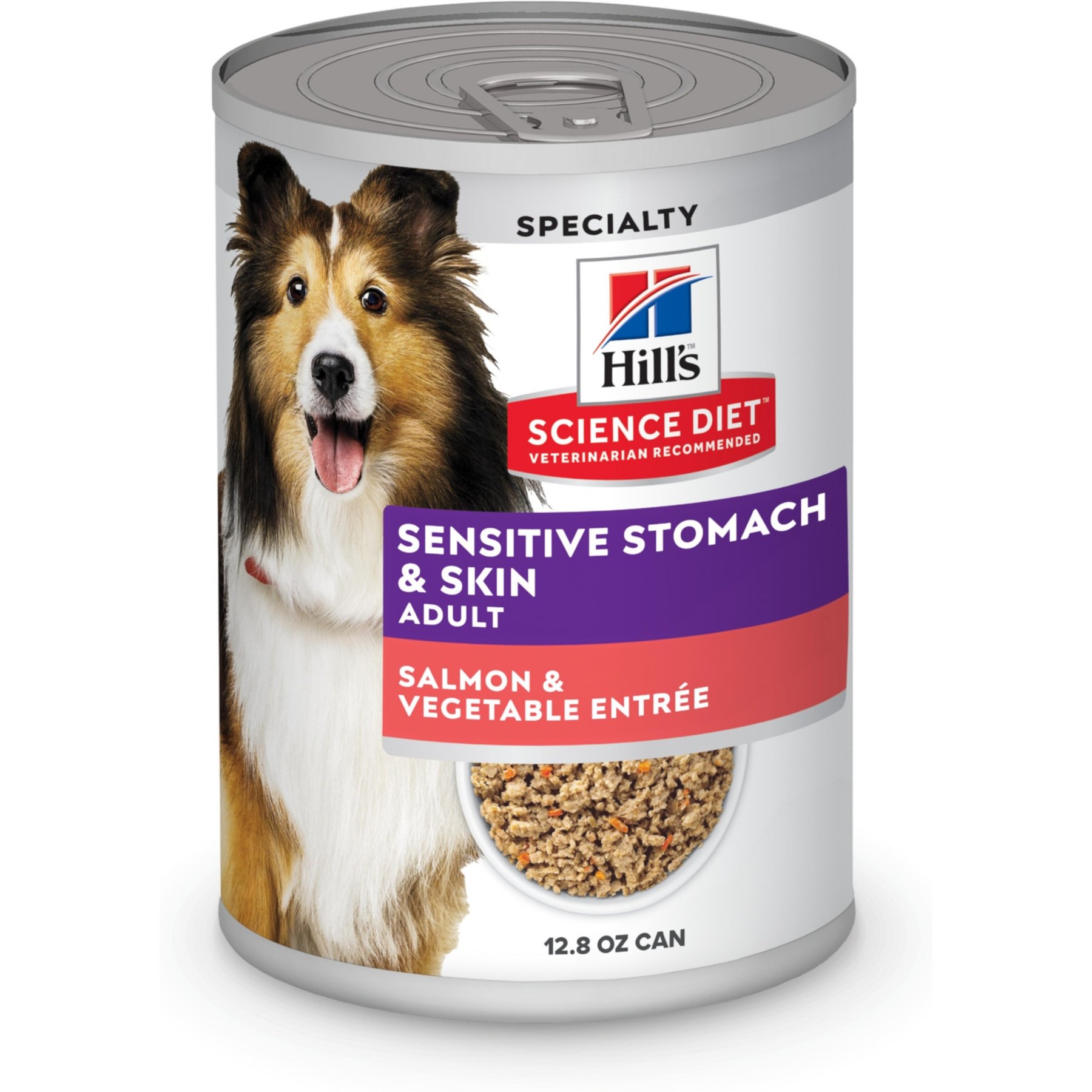 Hill's Science Diet Adult Sensitive Stomach & Sensitive Skin Grain-Free Salmon & Vegetable Entree Wet Dog Food