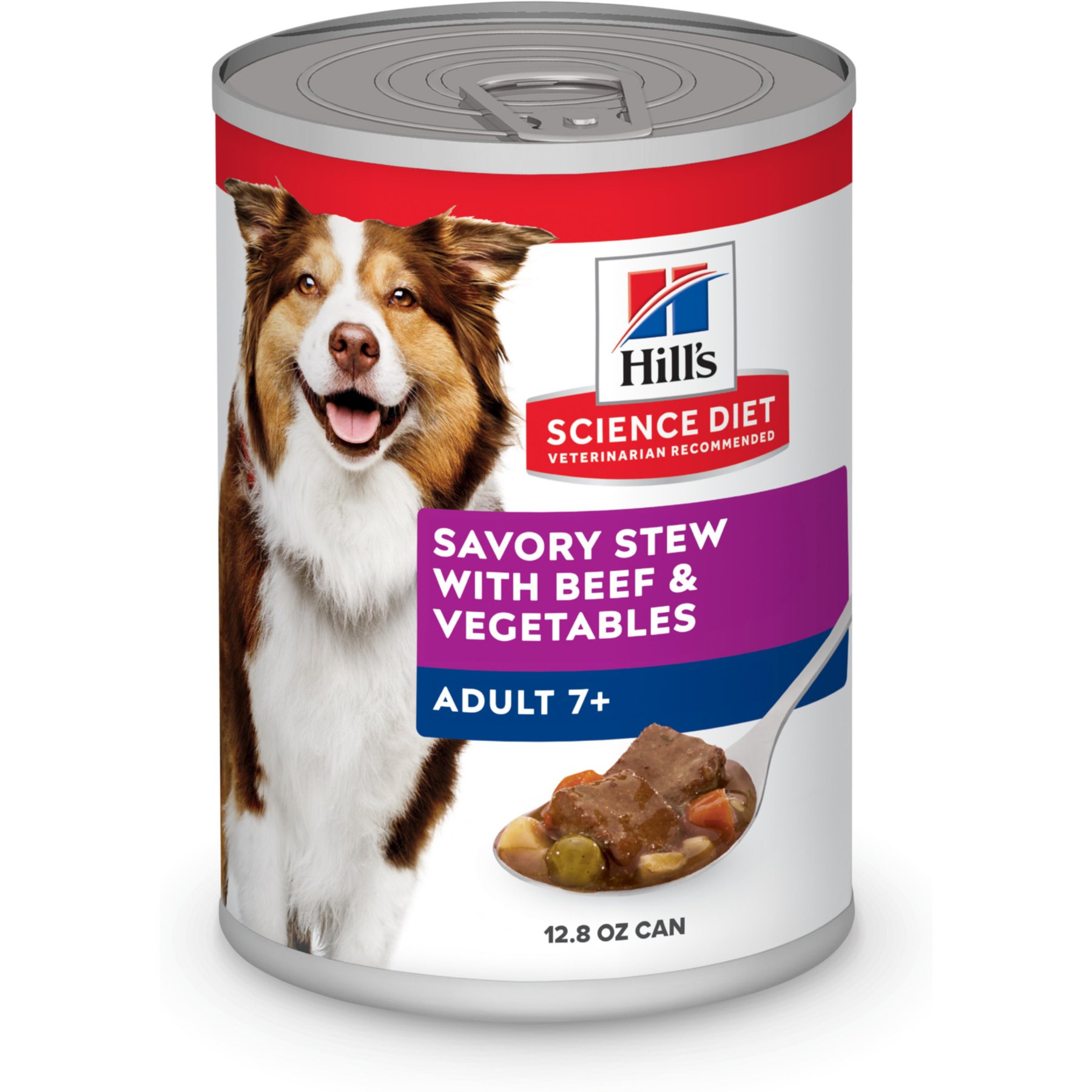 Hill's Science Diet Senior Adult 7+ Savory Stew with Beef & Vegetables Wet Dog Food