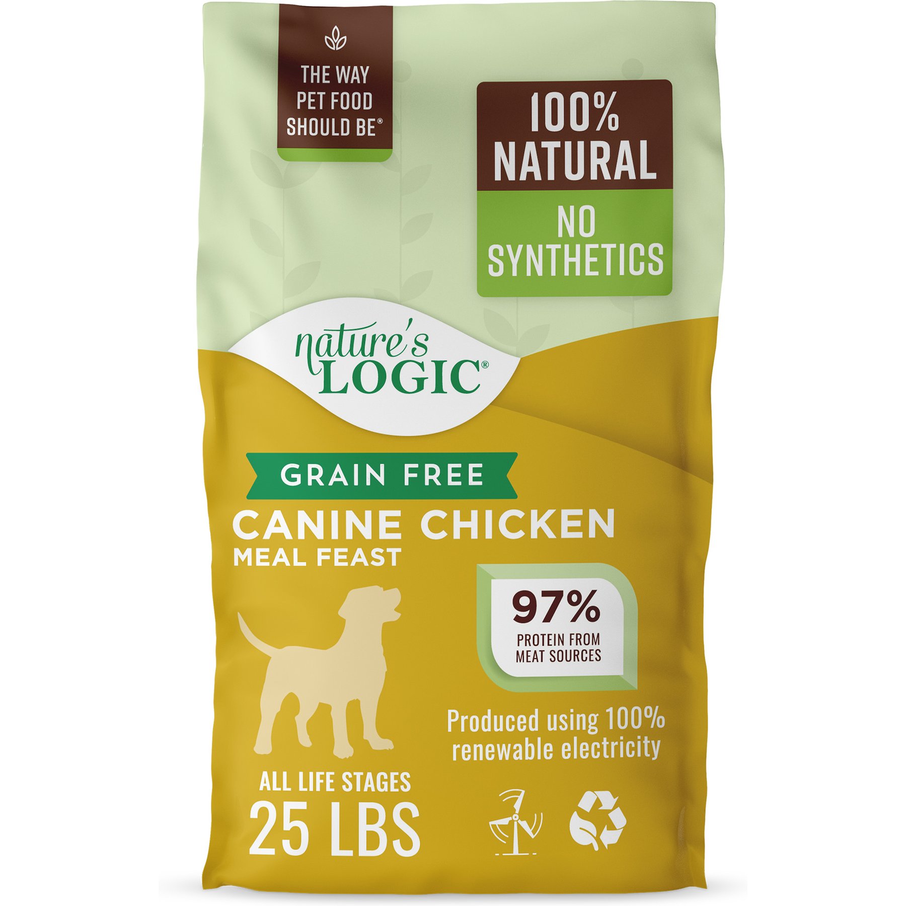 Nature's Logic 100% Natural Canine Chicken Meal Feast All Life Stages Grain-Free Dry Dog Food