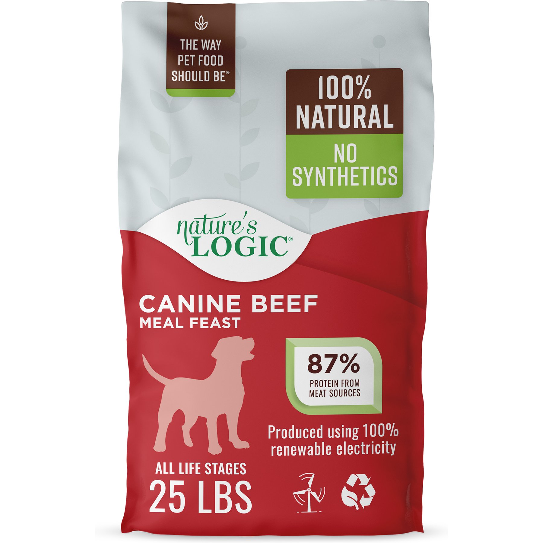 Nature's Logic 100% Natural Canine Beef Meal Feast All Life Stages Dry Dog Food