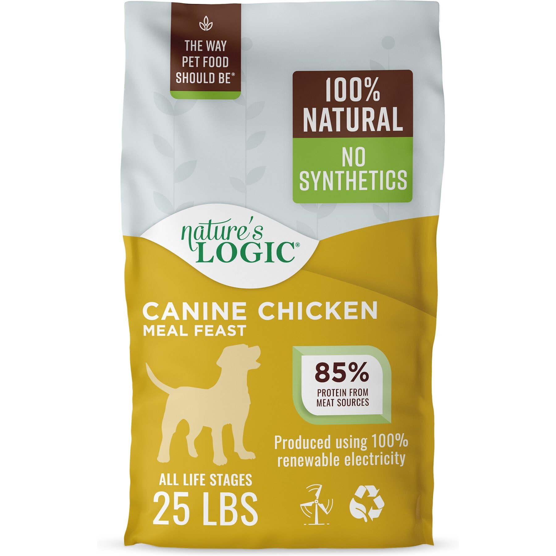 Nature's Logic 100% Natural Canine Chicken Meal Feast All Life Stages Dry Dog Food