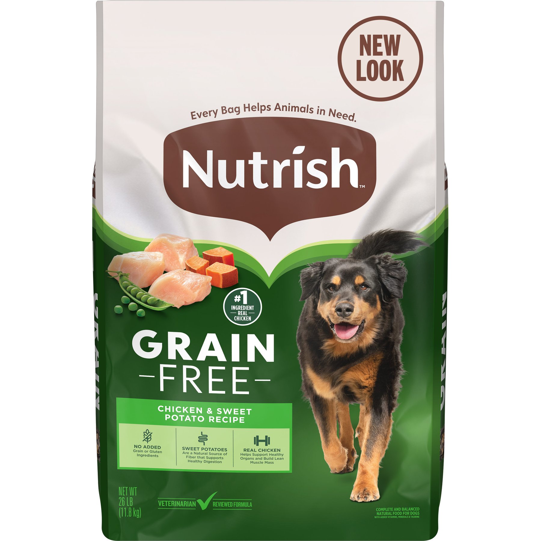 Nutrish Grain-Free Chicken & Sweet Potato Recipe Dry Dog Food