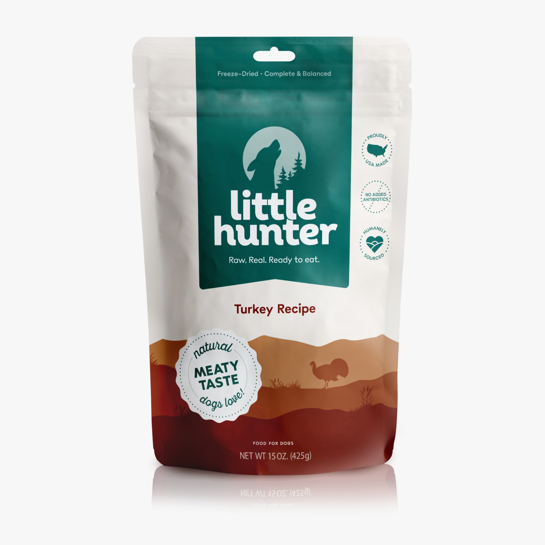 Little Hunter Grain-Free Freeze-Dried Raw Turkey Recipe Dog Food