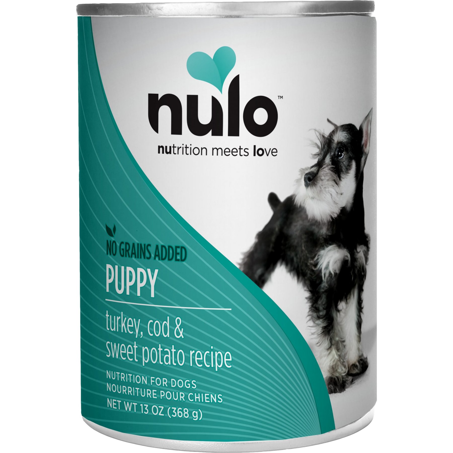 Nulo Puppy Grain-Free Turkey, Cod, & Sweet Potato Recipe Wet Pate Canned Dog Food
