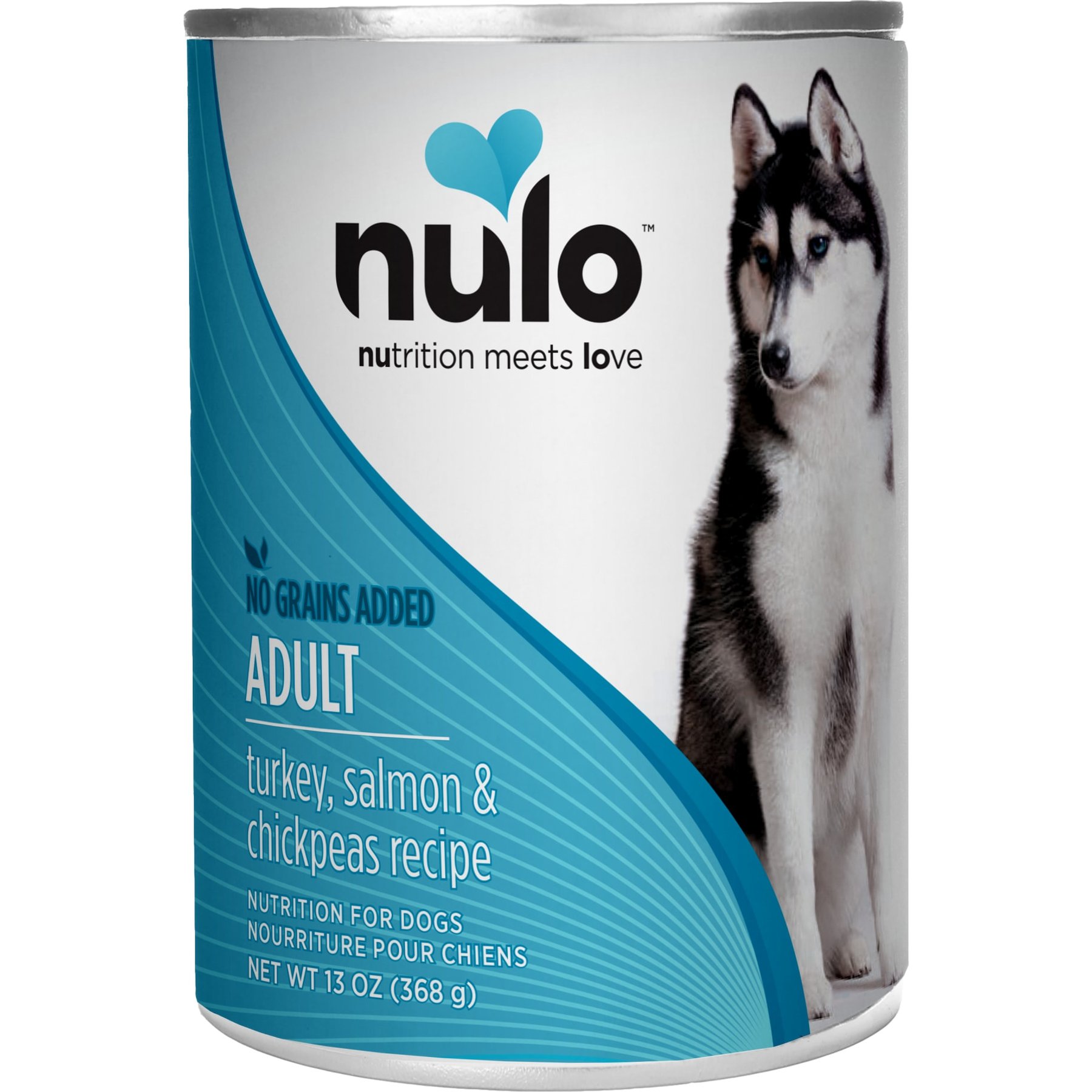 Nulo Adult Grain-Free Salmon & Chickpeas Recipe Wet Pate Canned Dog Food