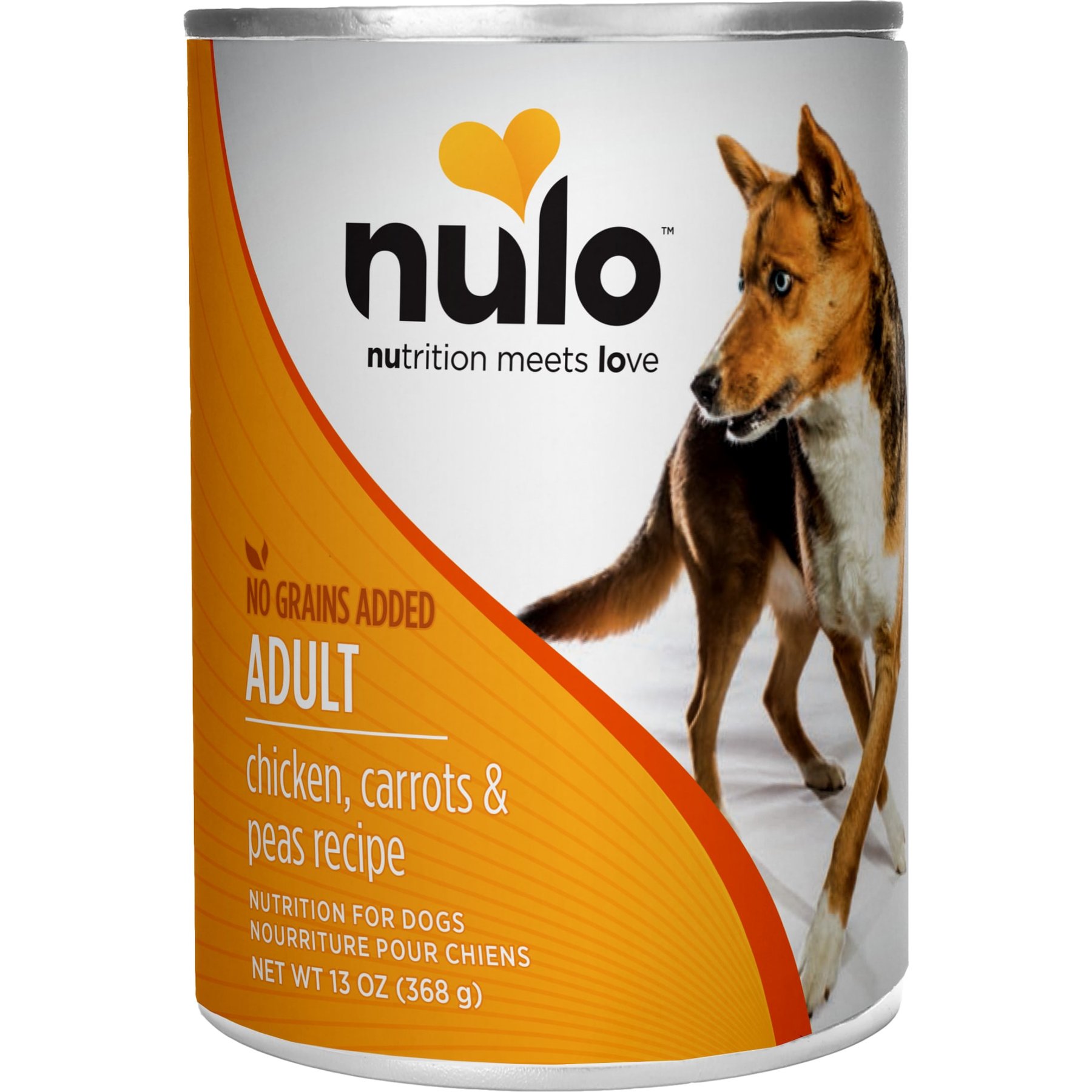 Nulo Adult Grain-Free Chicken, Carrots, & Peas Recipe Wet Pate Canned Dog Food