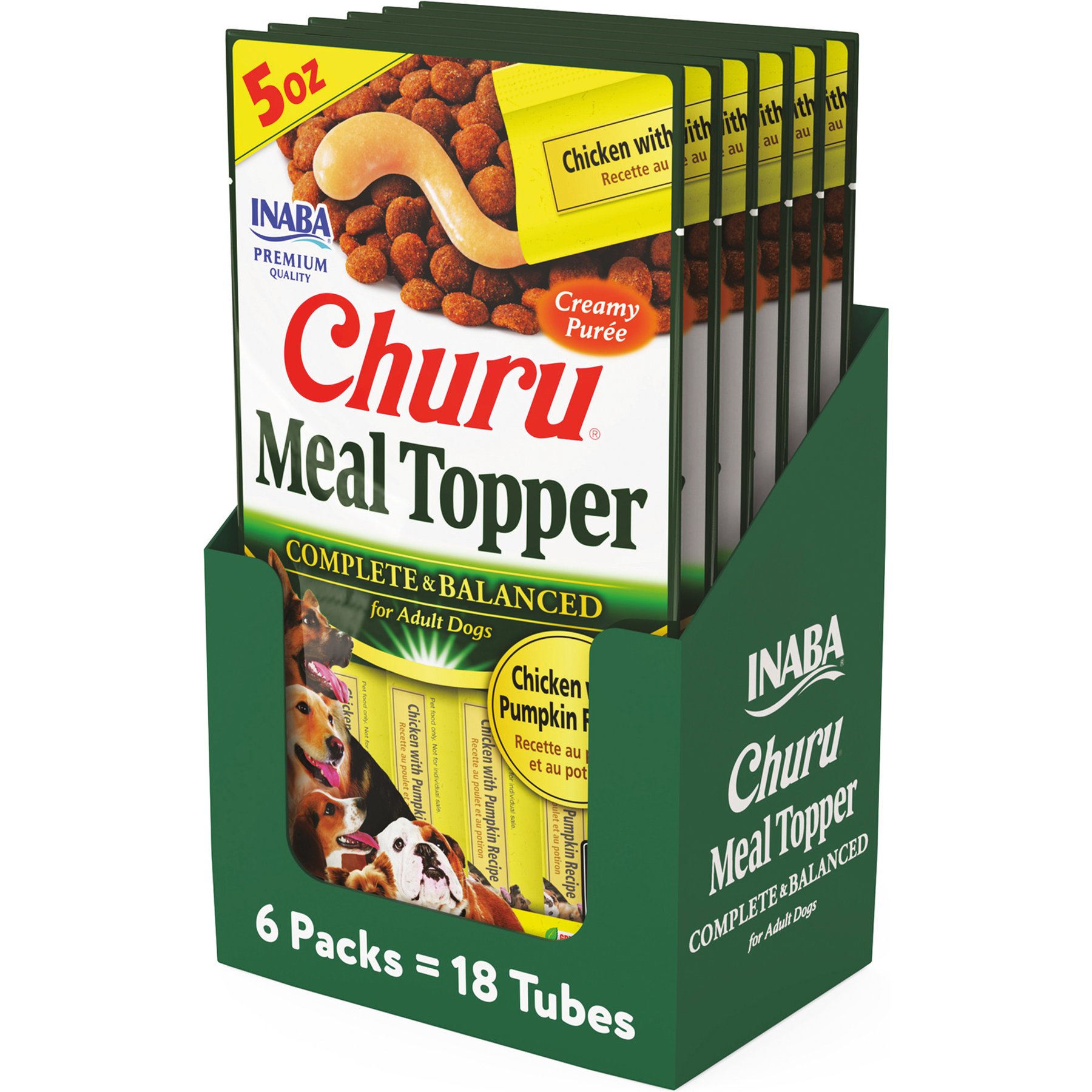 Inaba Churu Chicken with Pumpkin Recipe Dog Food Topper