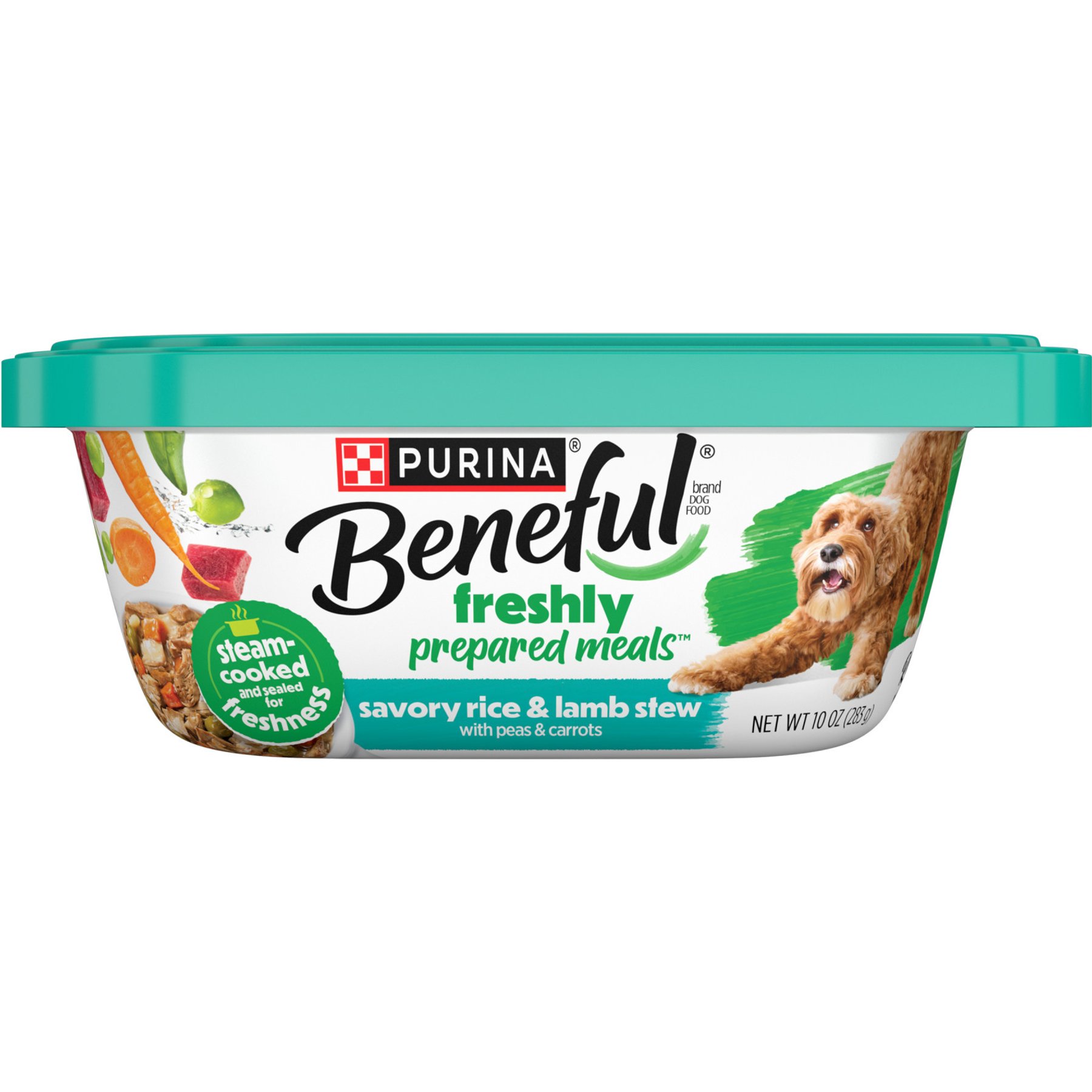 Purina Beneful Freshly Prepared Meals Savory Rice & Lamb Stew with Peas & Carrots Wet Dog Food