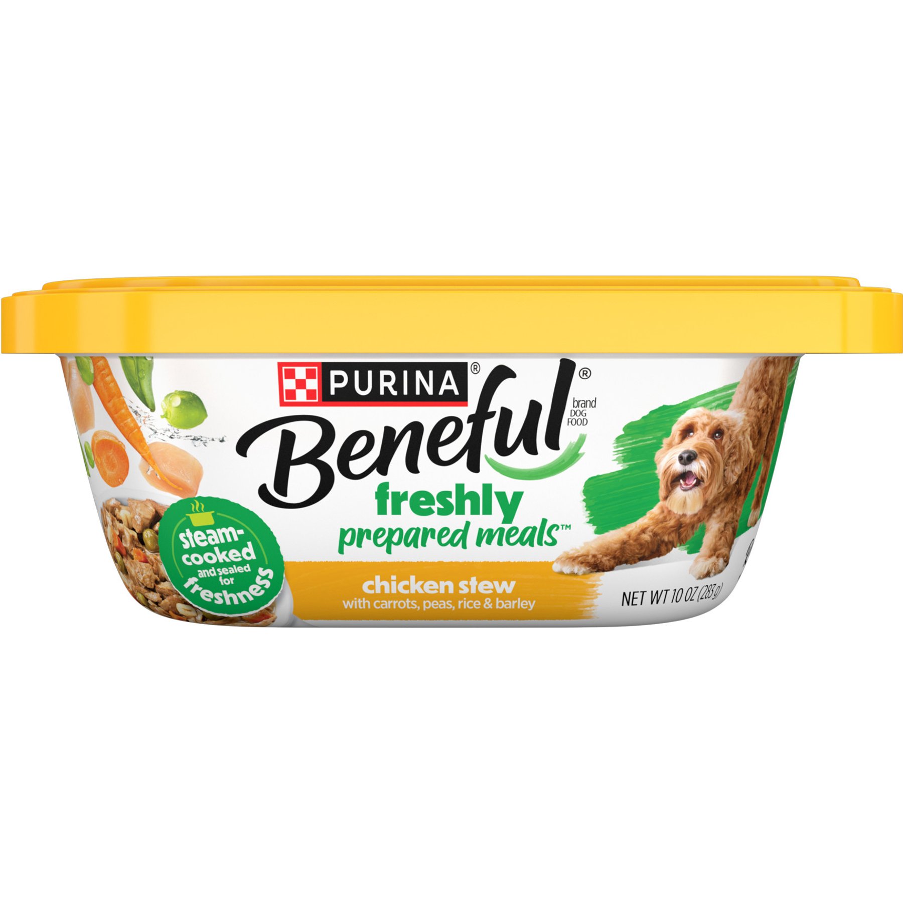 Purina Beneful Freshly Prepared Meals Chicken Stew with Rice, Carrots, Peas & Barley Wet Dog Food